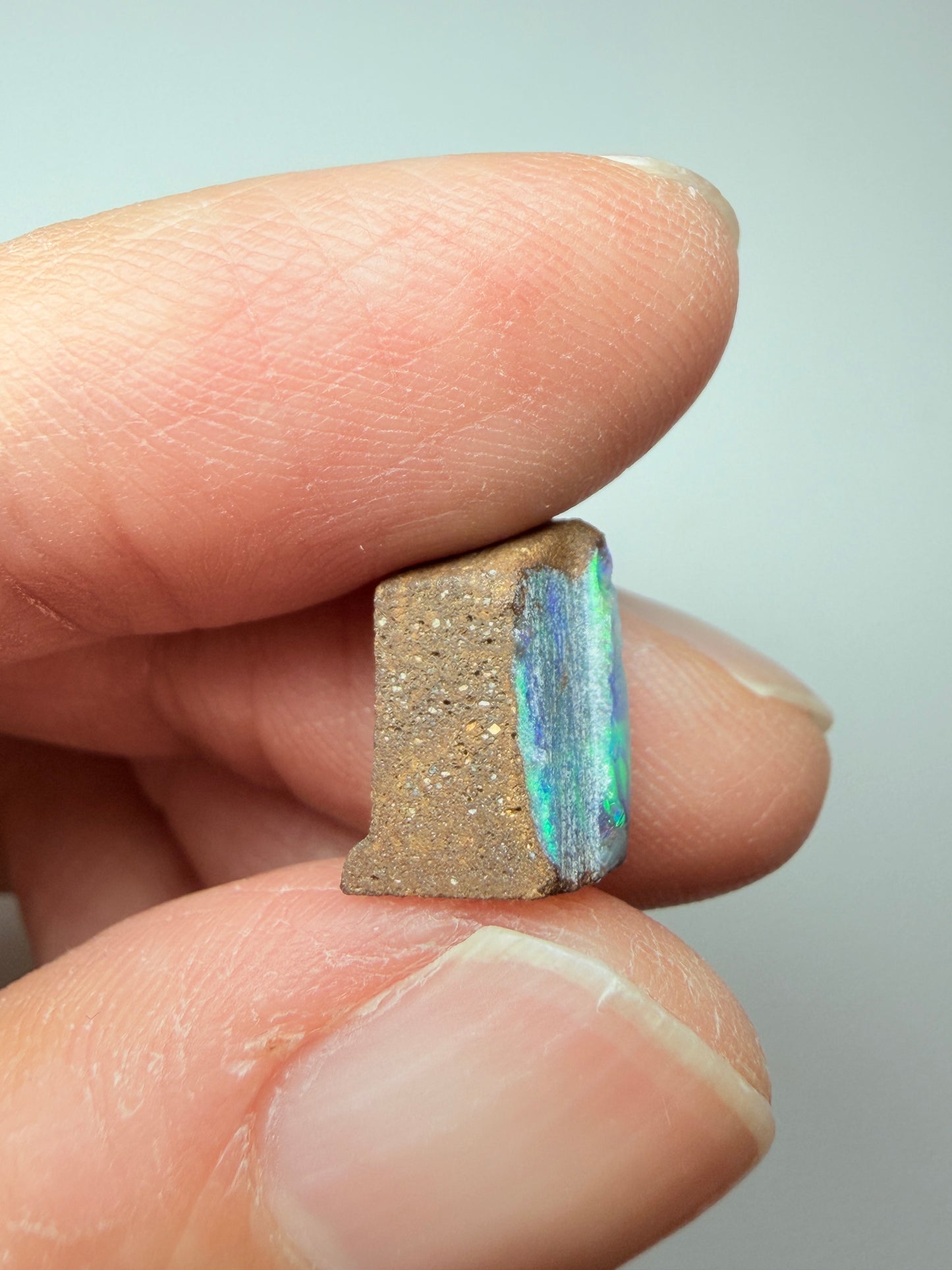 Boulder Opal Natural Single Split. 10.50 Carats