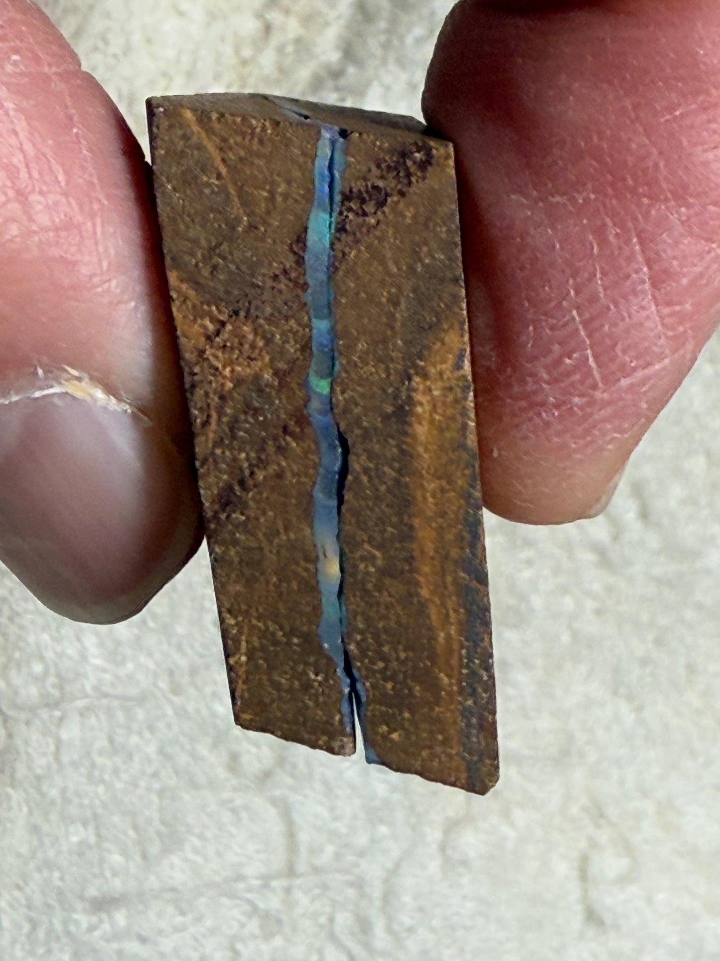 Split Pair Boulder Opal Rubs. 100 Carats