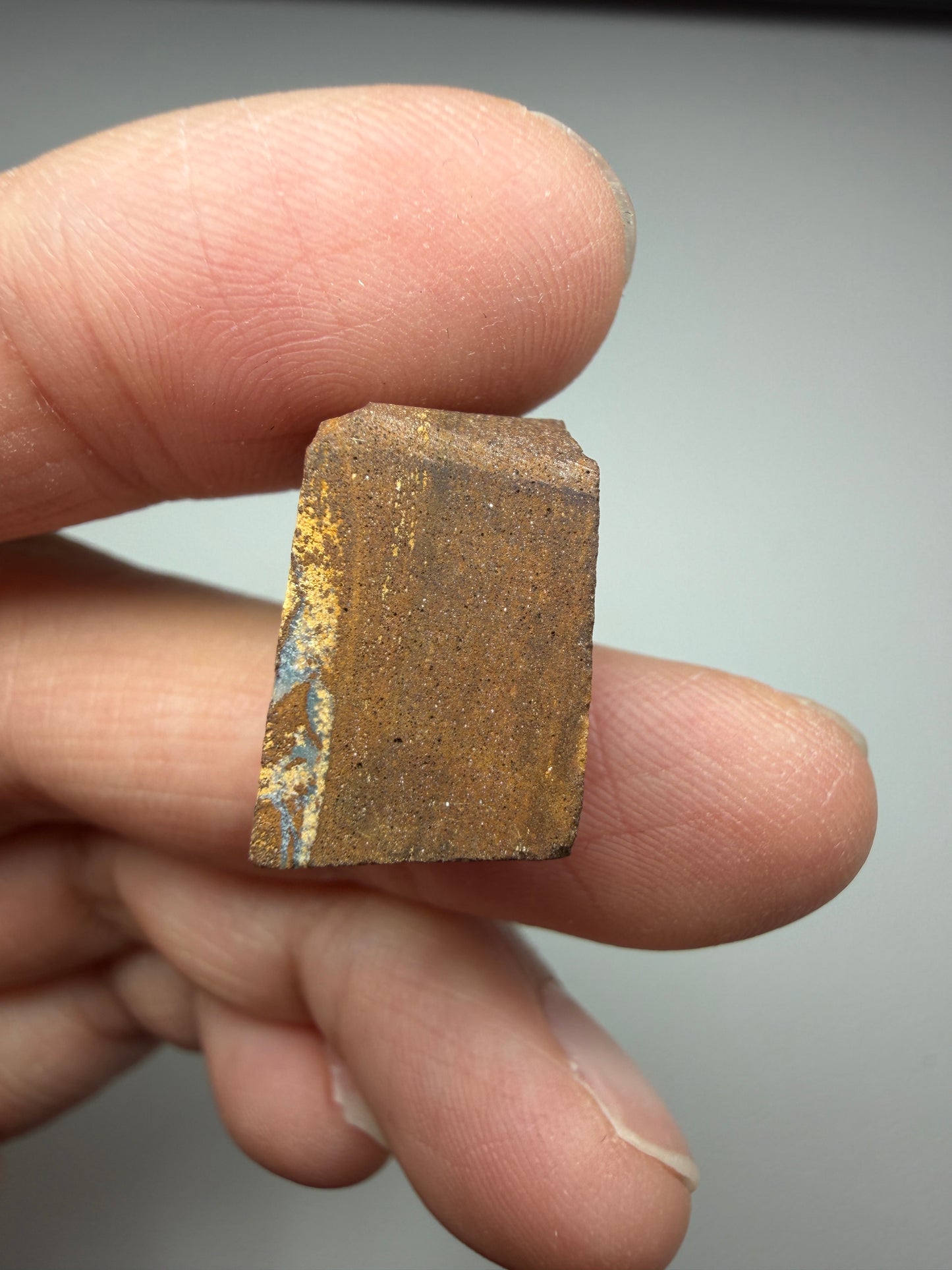 Boulder Opal Single Split Rub. 16.80 Carats