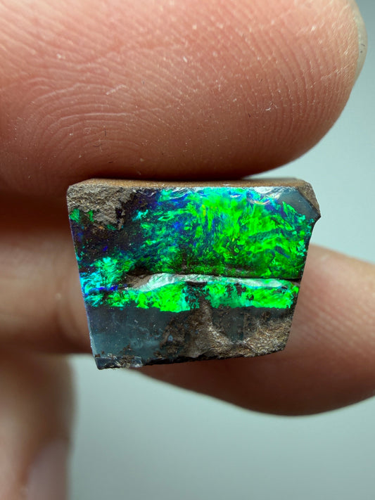Boulder Opal Natural Single Split. 10.50 Carats