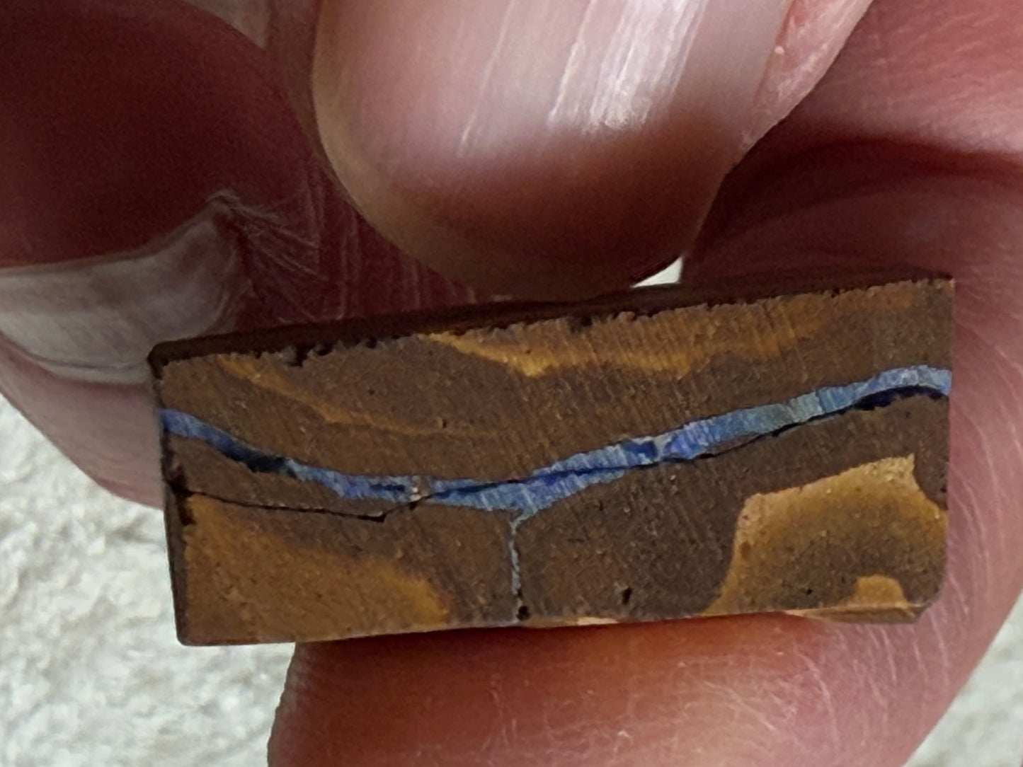 Split Pair Boulder Opal Rubs. 42 Carats