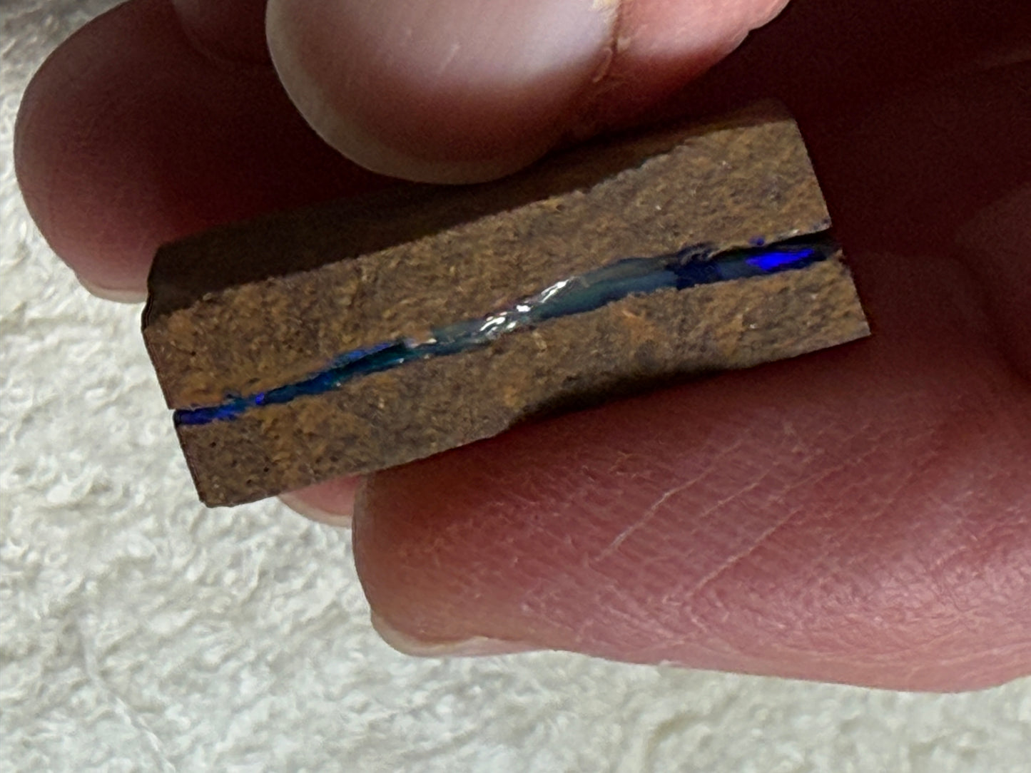 Split Pair Boulder Opal Rubs. 45 Carats