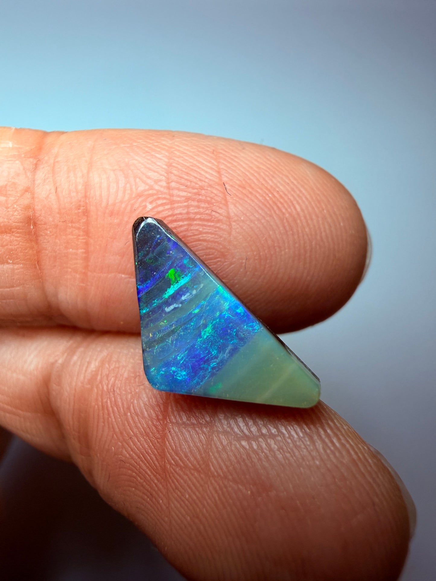 Vivid Waterfall. Solid Boulder Opal. 2.15 Ct