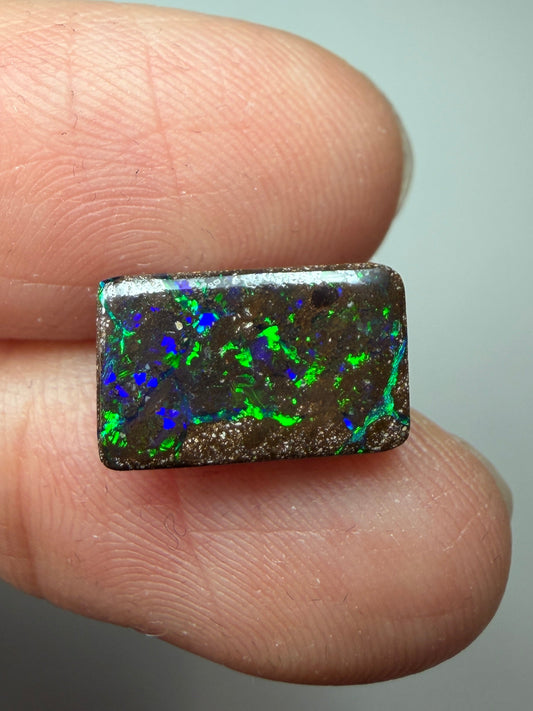 Matrix Rectangle. Solid Boulder Opal. 3.60 Ct
