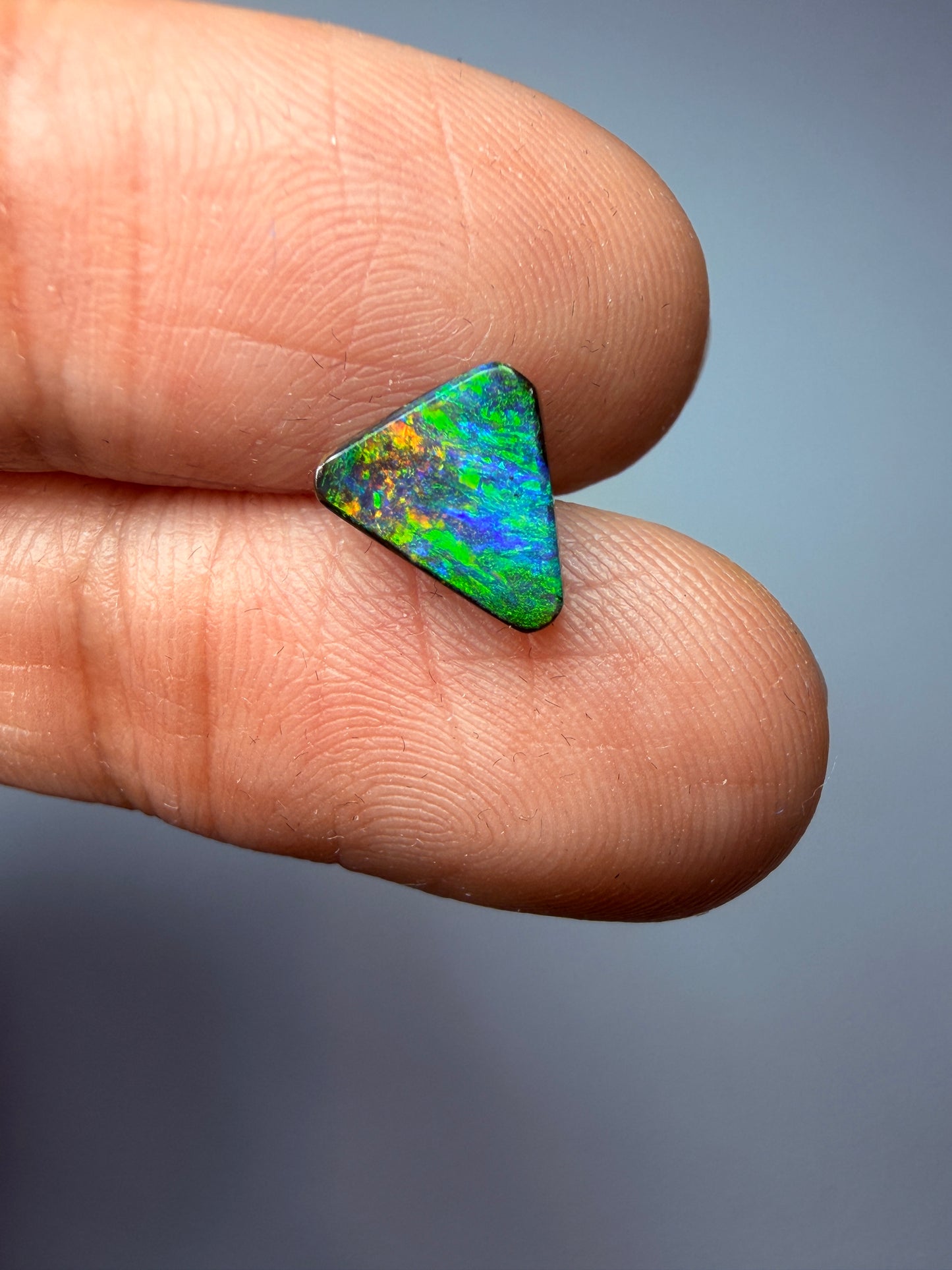 Falling Leaf. Solid Boulder Opal. 1.25 Ct