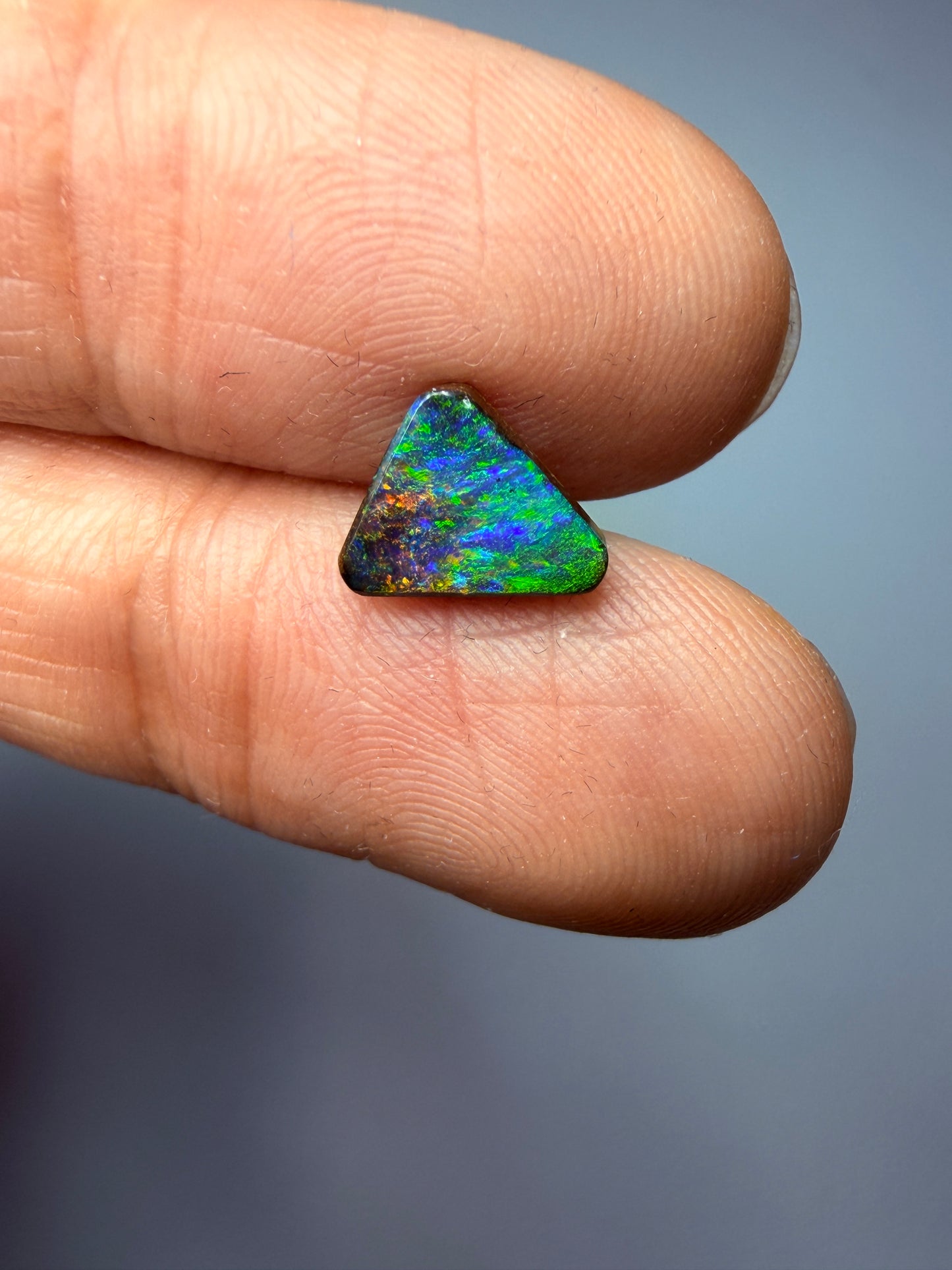 Falling Leaf. Solid Boulder Opal. 1.25 Ct
