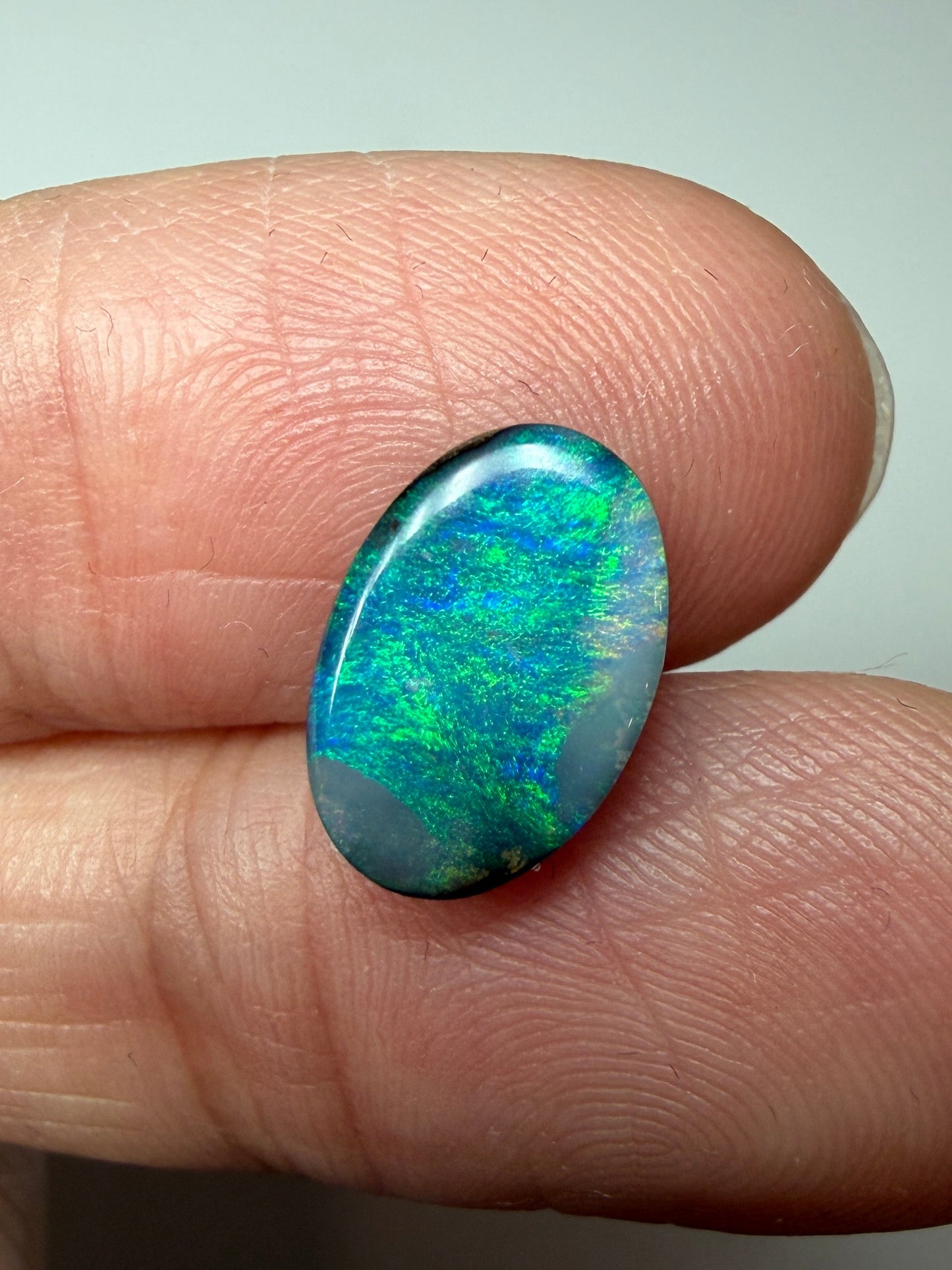 River Grass. Solid Boulder Opal. 2.10 Ct