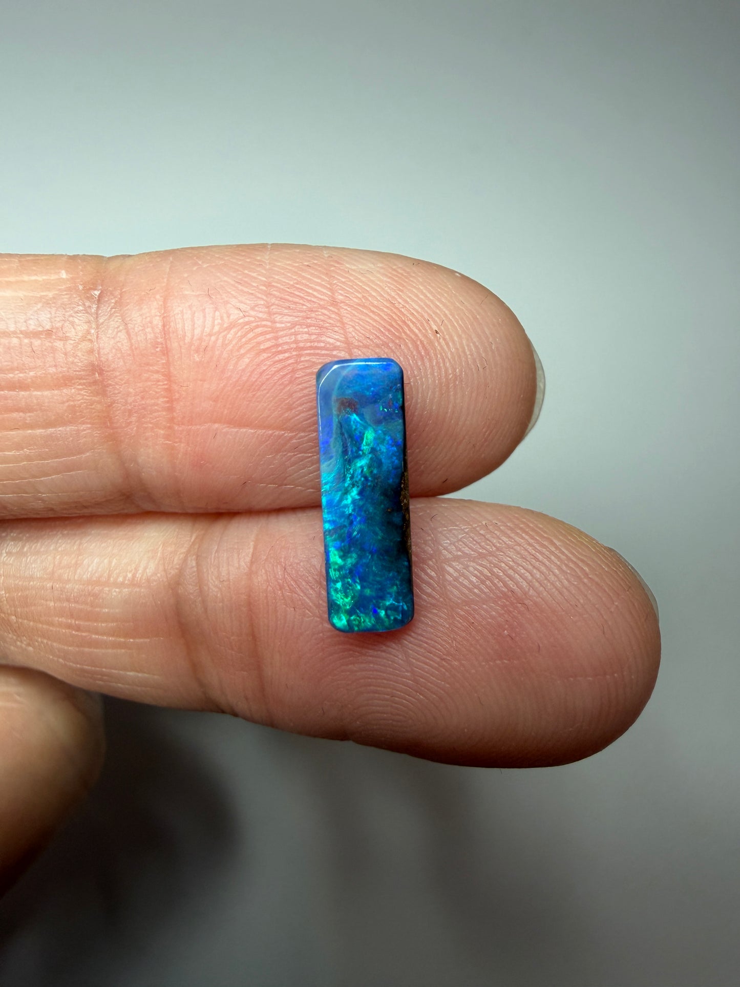 Moss Rock. Solid Boulder Opal. 1.20 Ct