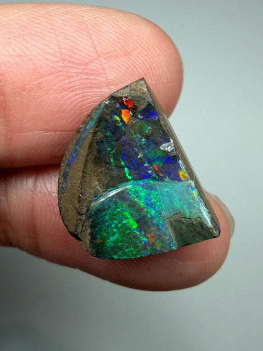 Boulder Opal Natural Single Split. 10.00 Carats