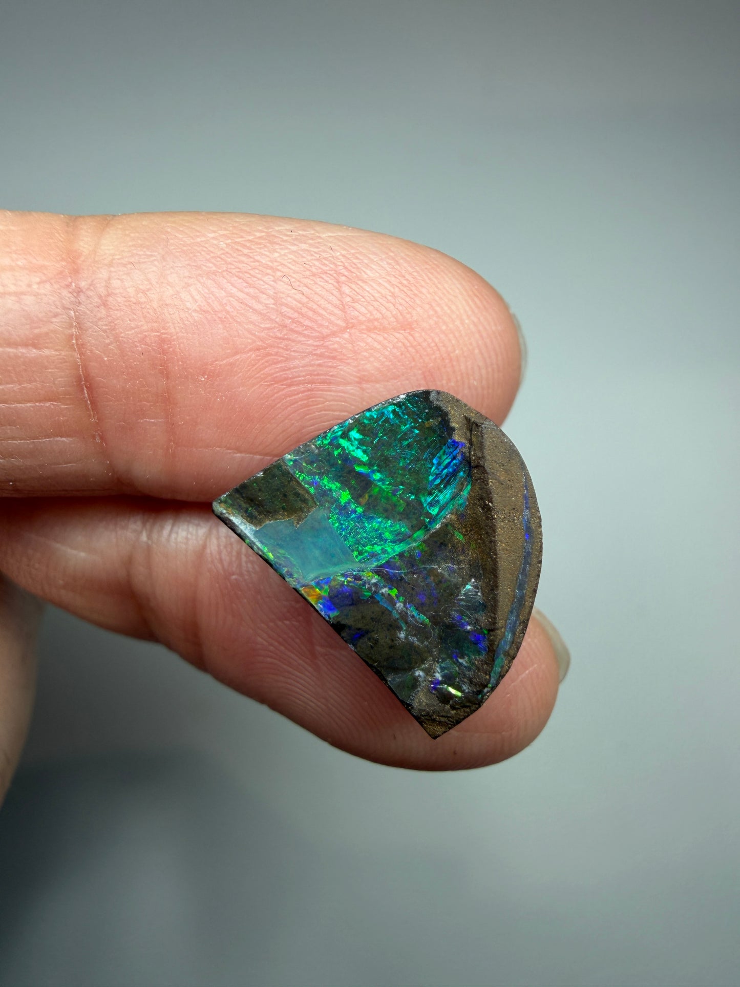 Boulder Opal Natural Single Split. 10.00 Carats