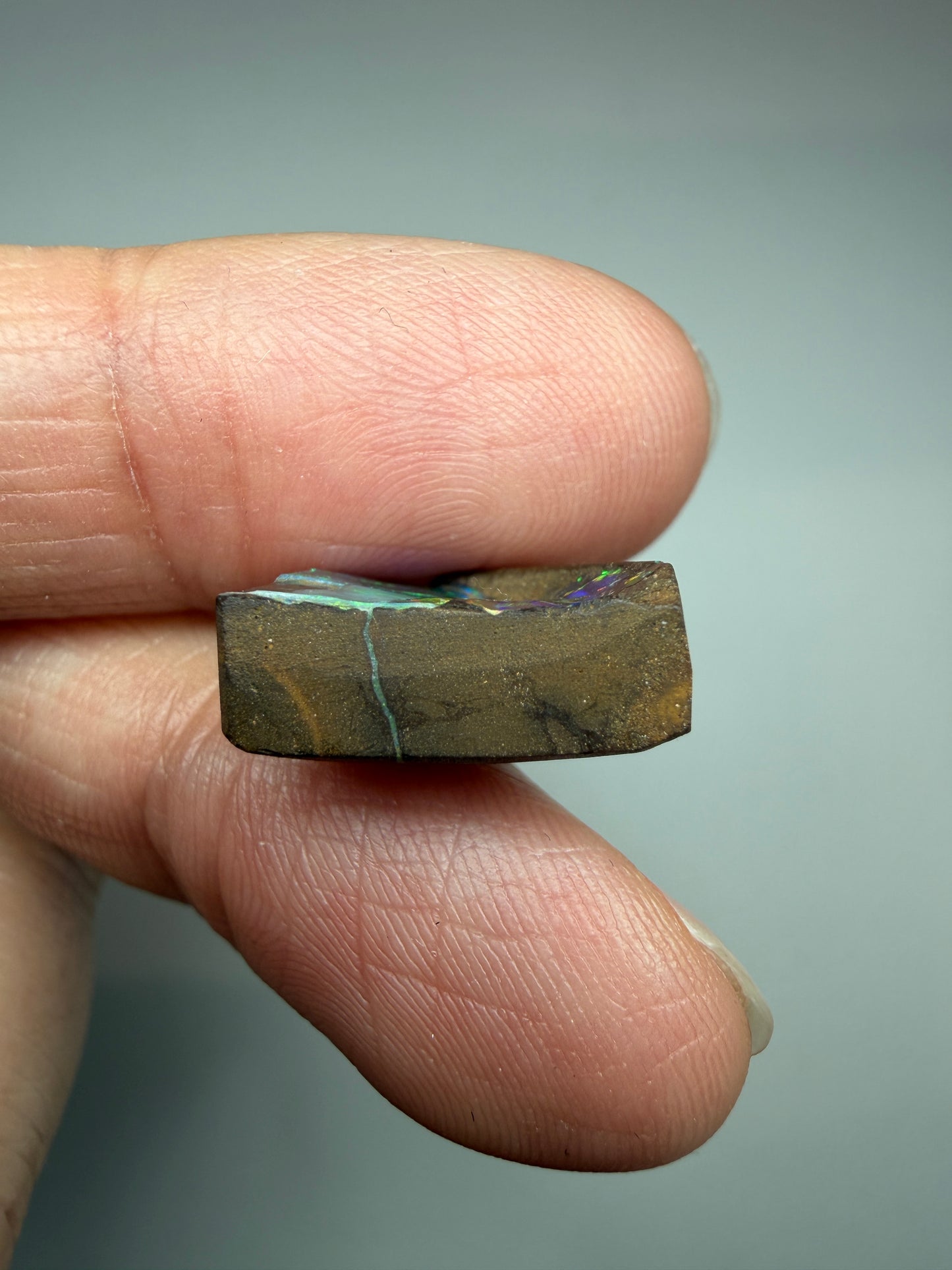 Boulder Opal Natural Single Split. 10.00 Carats
