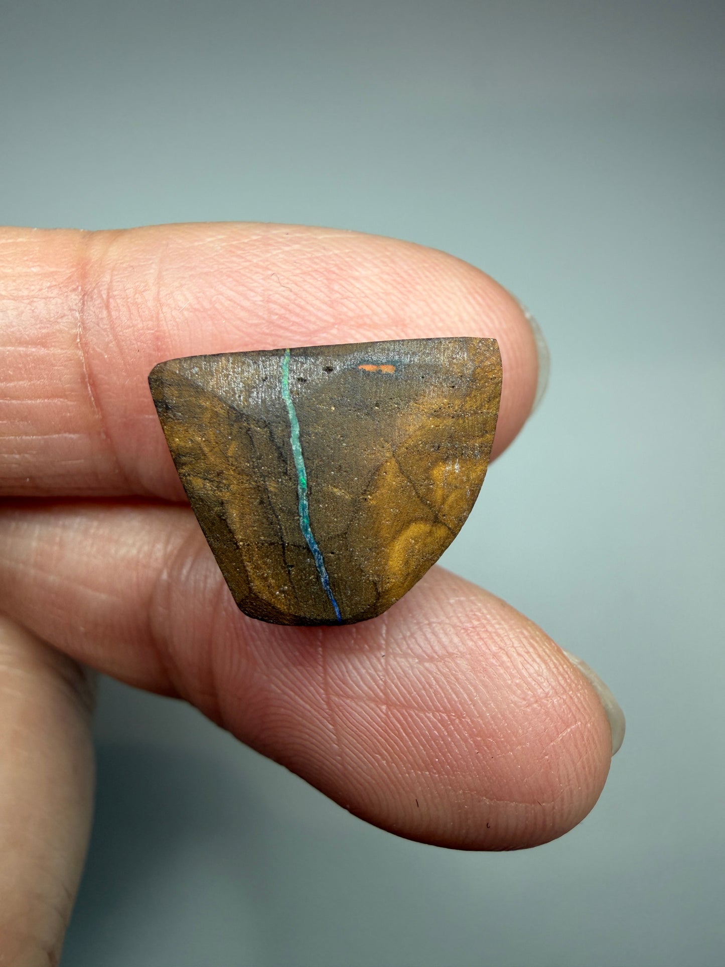 Boulder Opal Natural Single Split. 10.00 Carats
