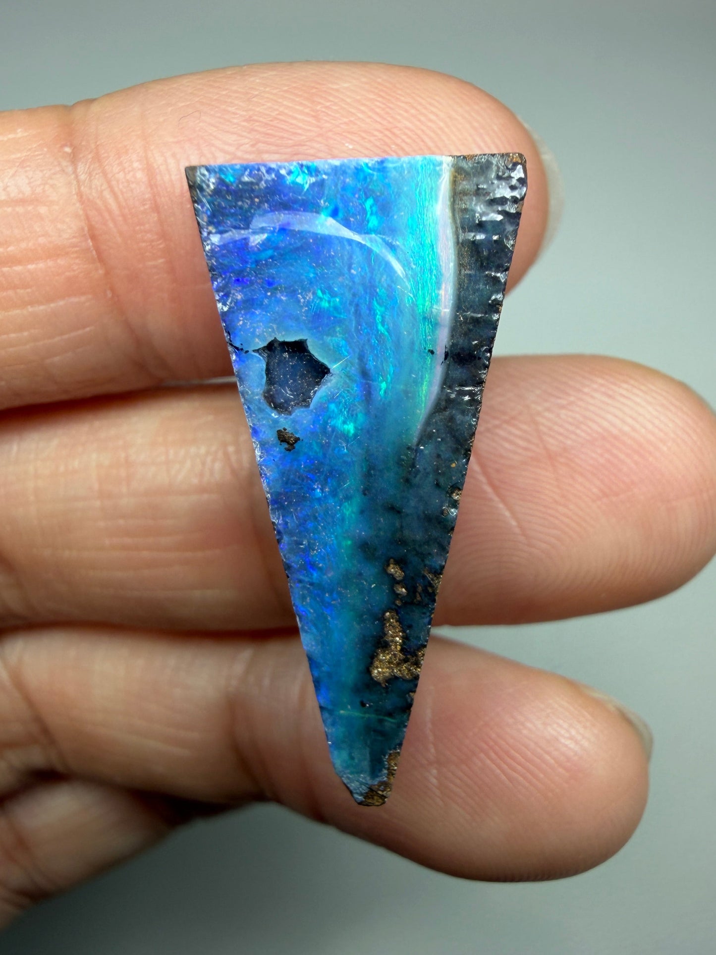 Boulder Opal Natural Single Split. 23.50 Carats