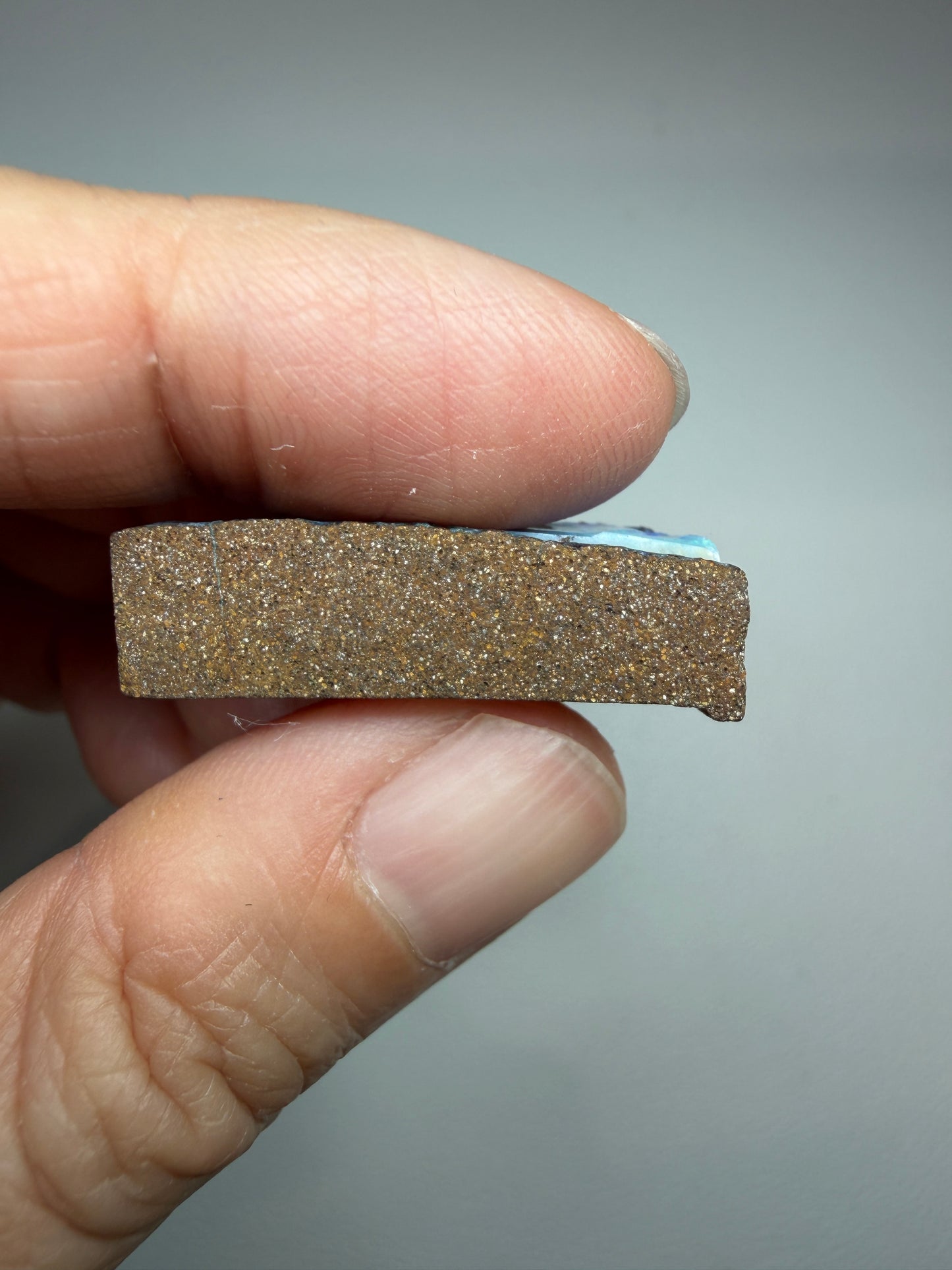 Boulder Opal Natural Single Split. 23.50 Carats