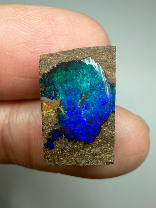 Boulder Opal Natural Single Split. 12.95 Carats