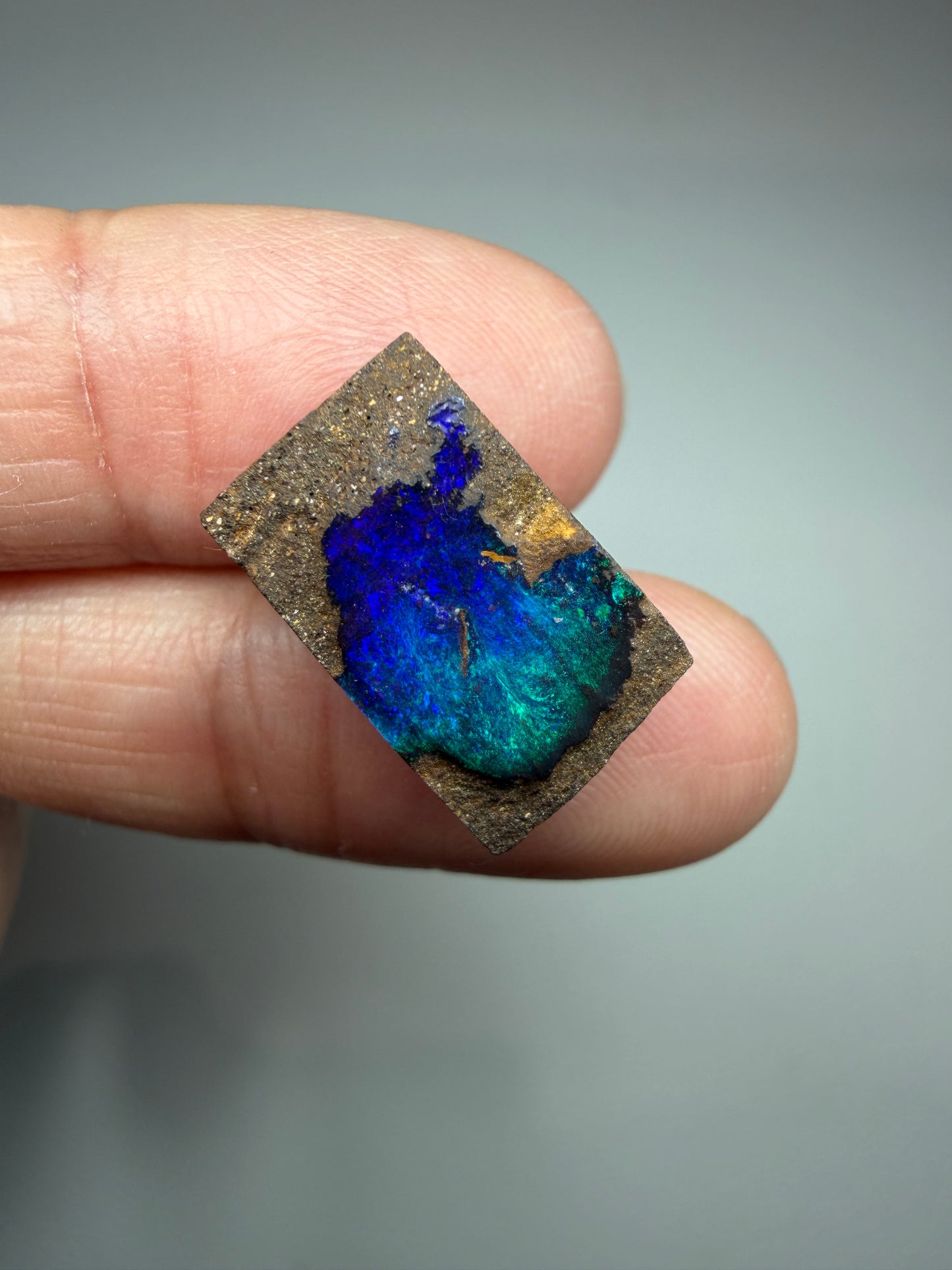 Boulder Opal Natural Single Split. 12.95 Carats