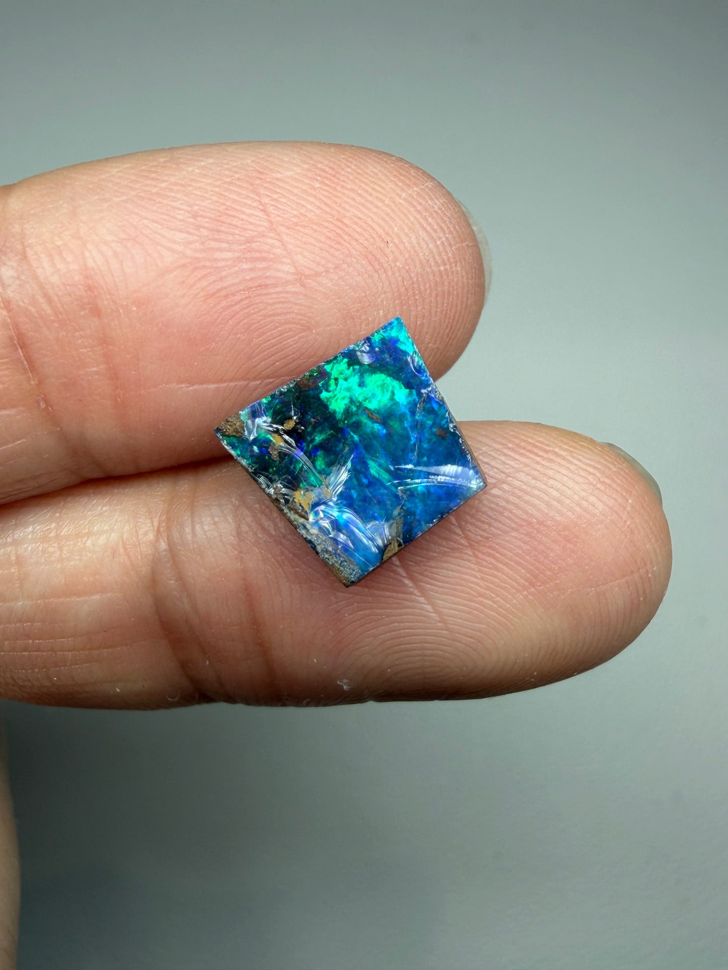 Boulder Opal Natural Single Split. 2.55 Carats