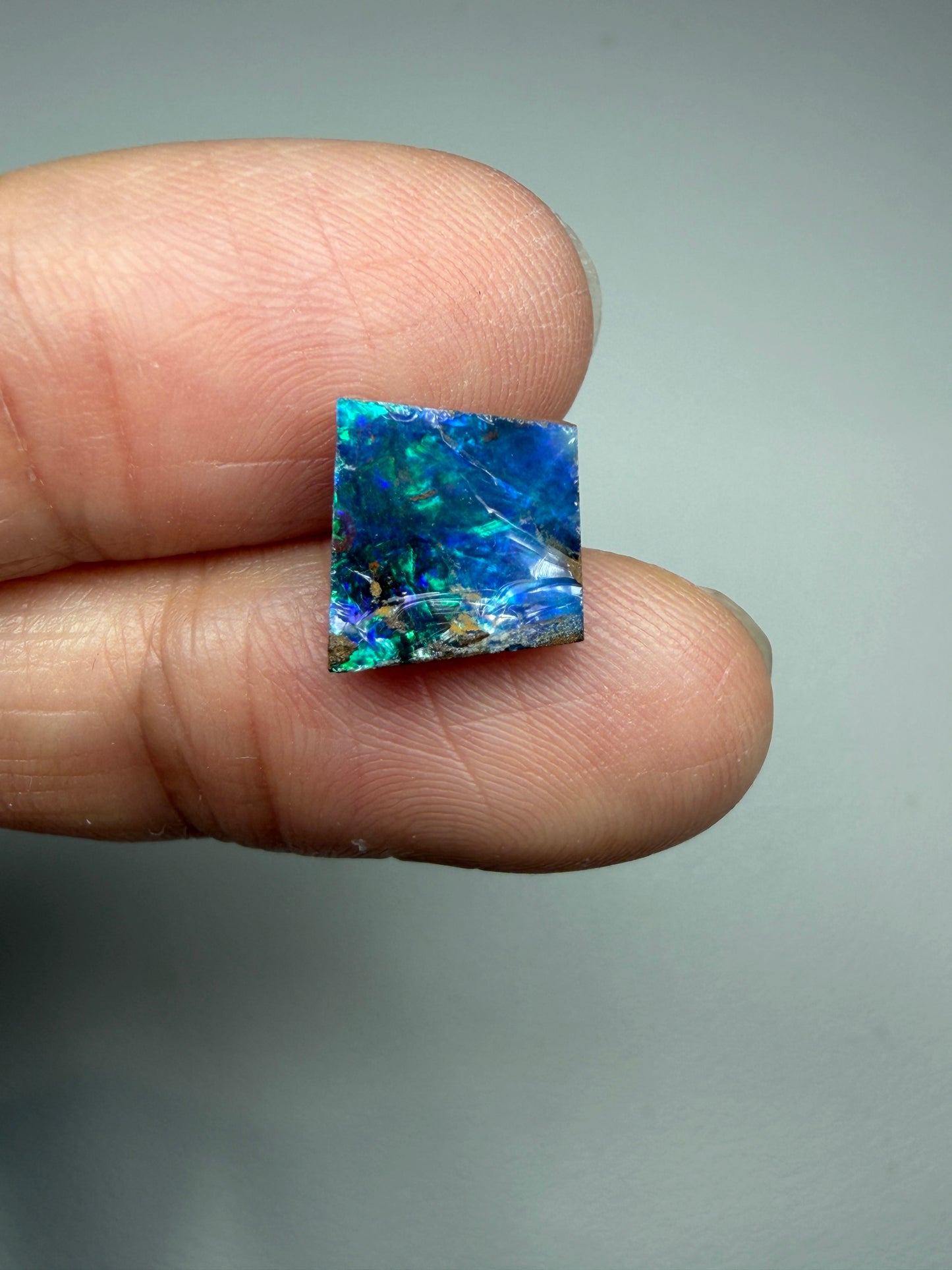 Boulder Opal Natural Single Split. 2.55 Carats