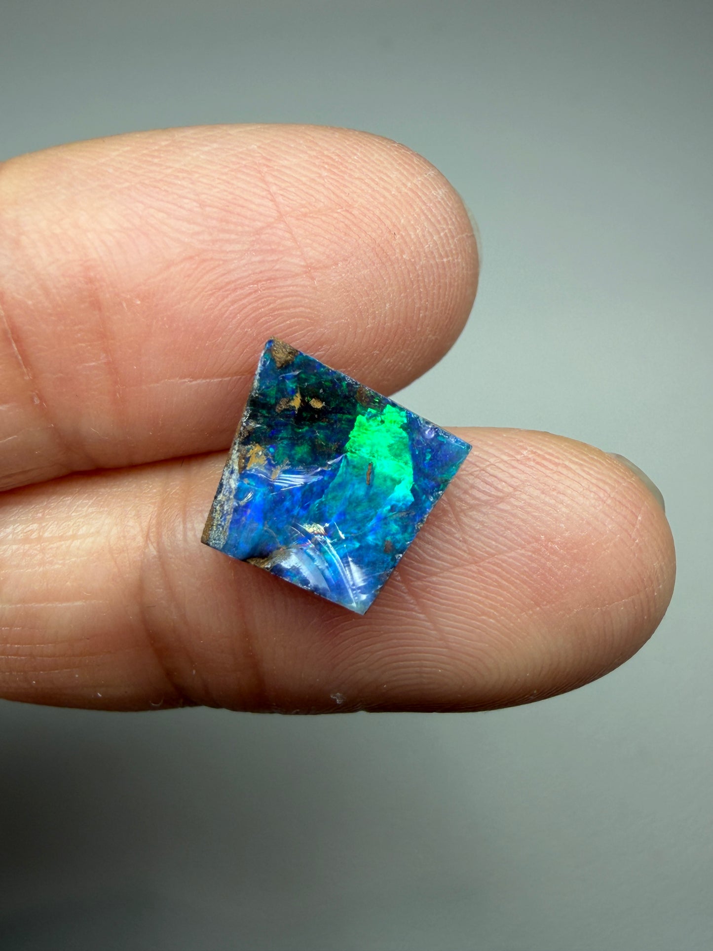 Boulder Opal Natural Single Split. 2.55 Carats