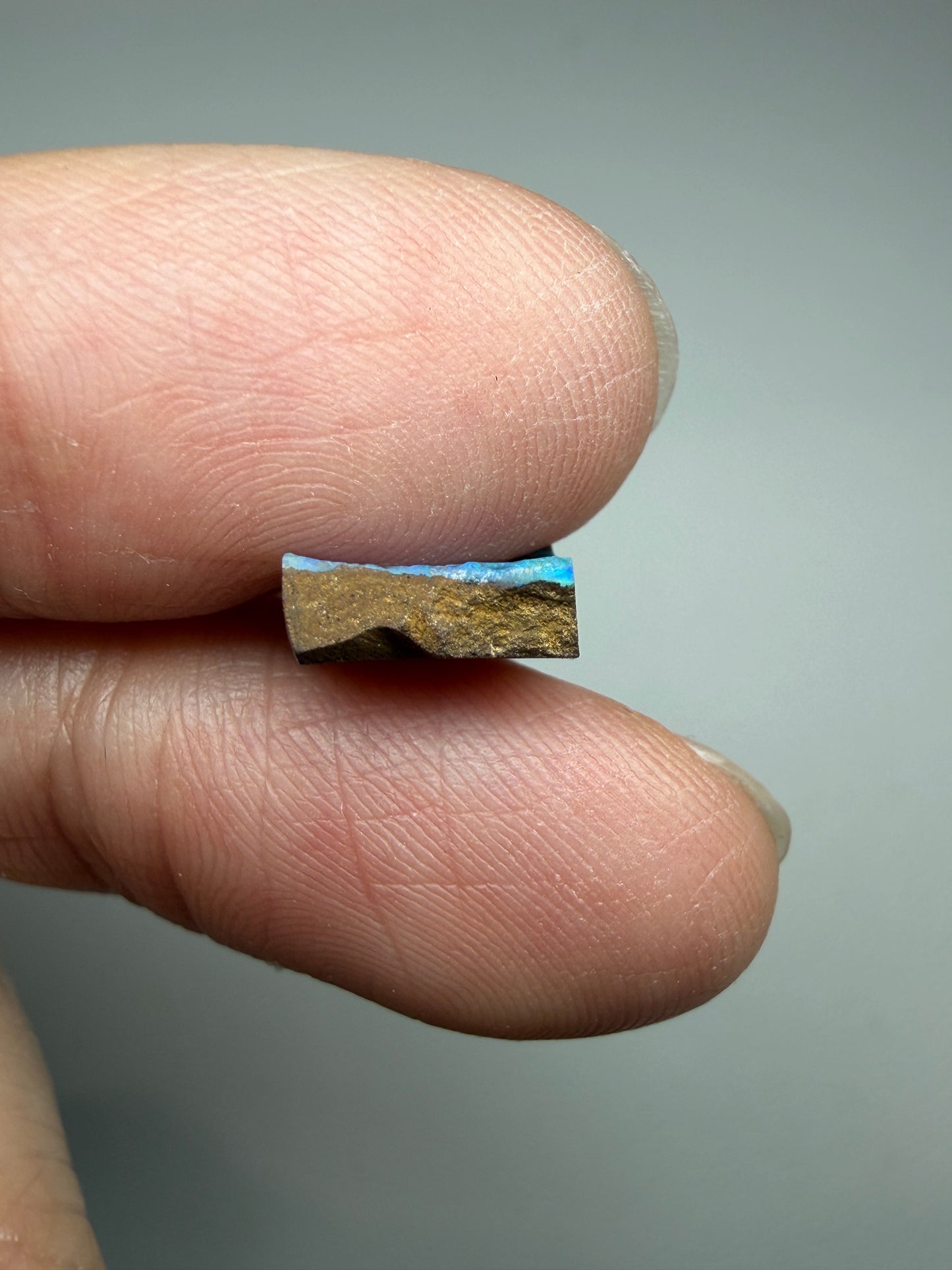 Boulder Opal Natural Single Split. 2.55 Carats