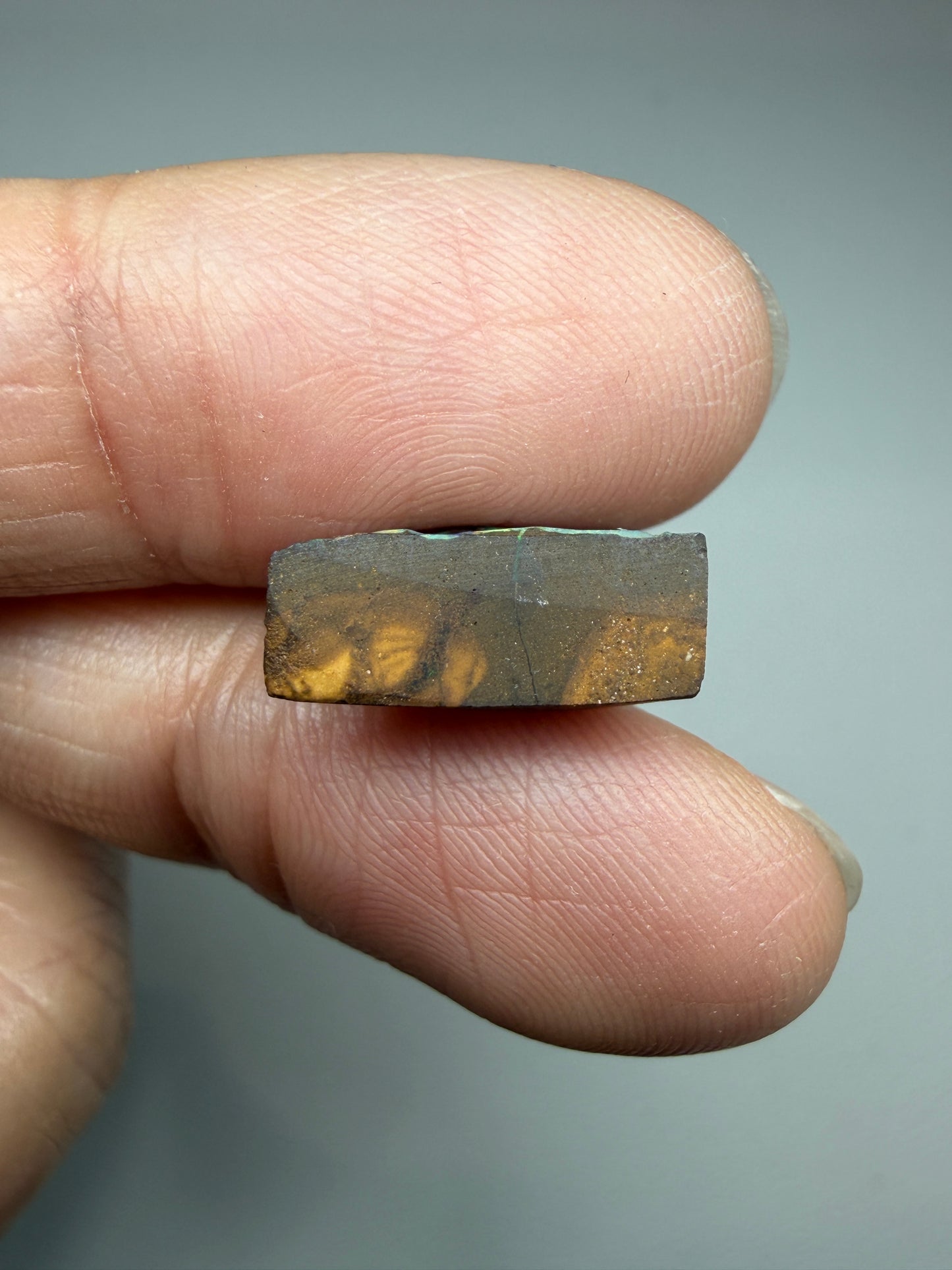 Boulder Opal Natural Single Split. 6.00 Carats