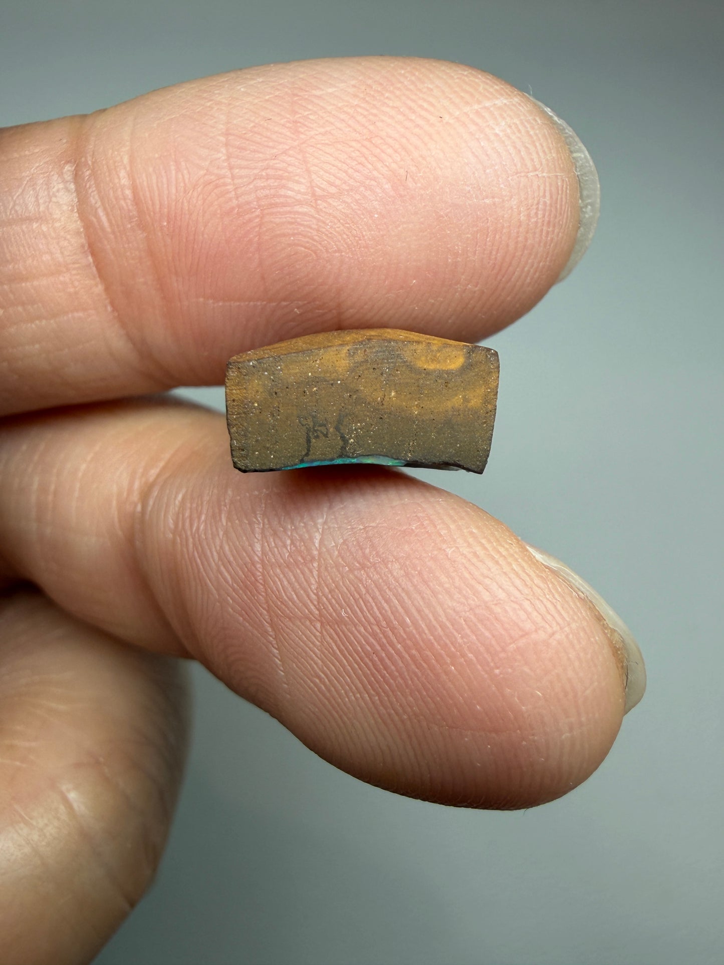 Boulder Opal Natural Single Split. 6.00 Carats