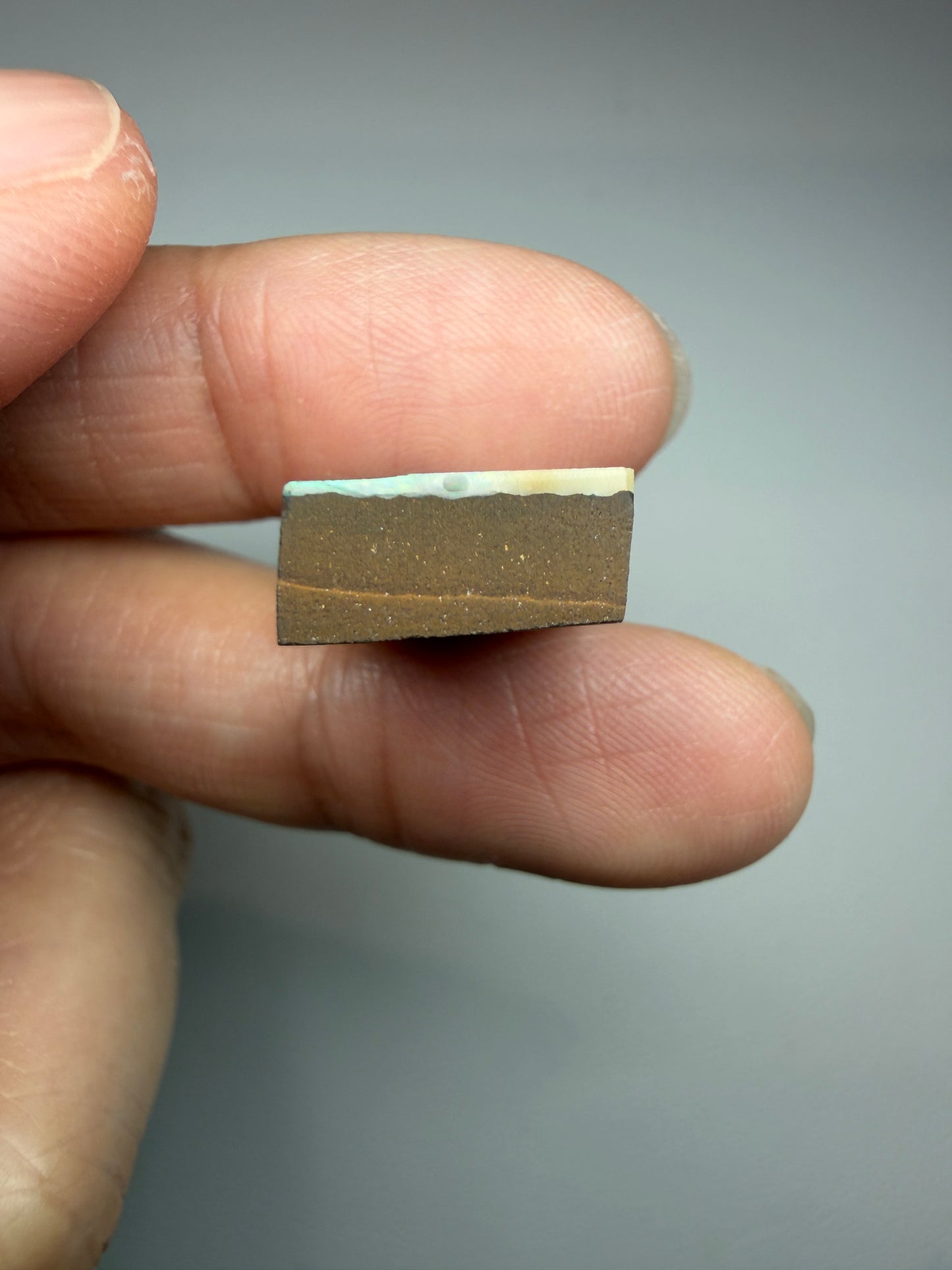 Boulder Opal Natural Single Split. 20.90 Carats