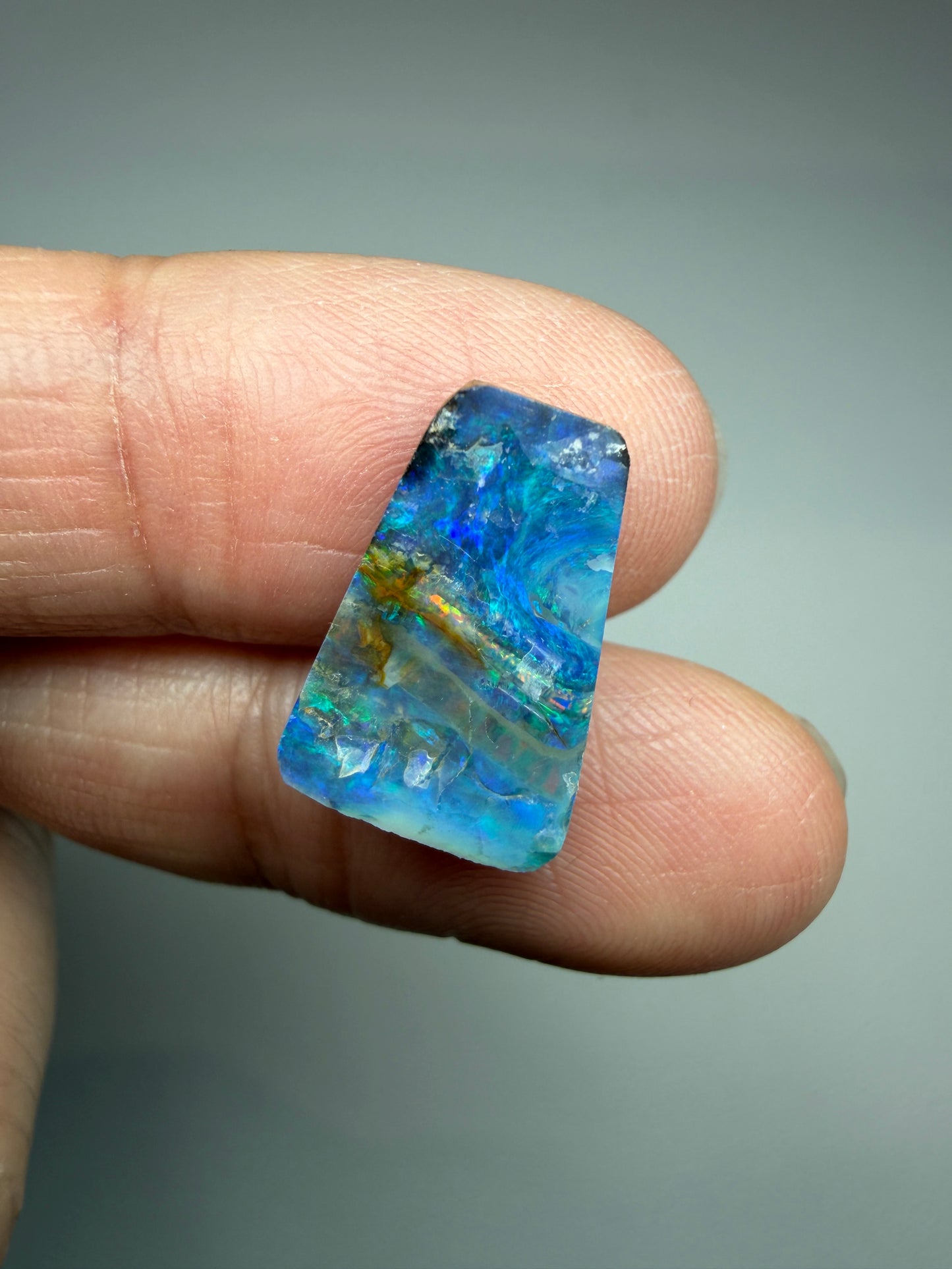 Boulder Opal Natural Single Split. 6.00 Carats