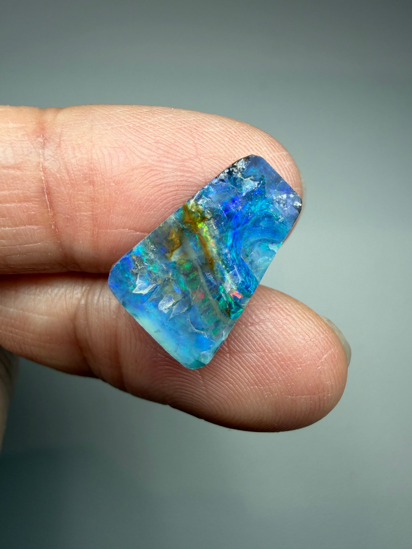 Boulder Opal Natural Single Split. 6.00 Carats