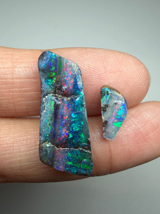 Boulder Opal Natural Single Split. 8.75 Carats