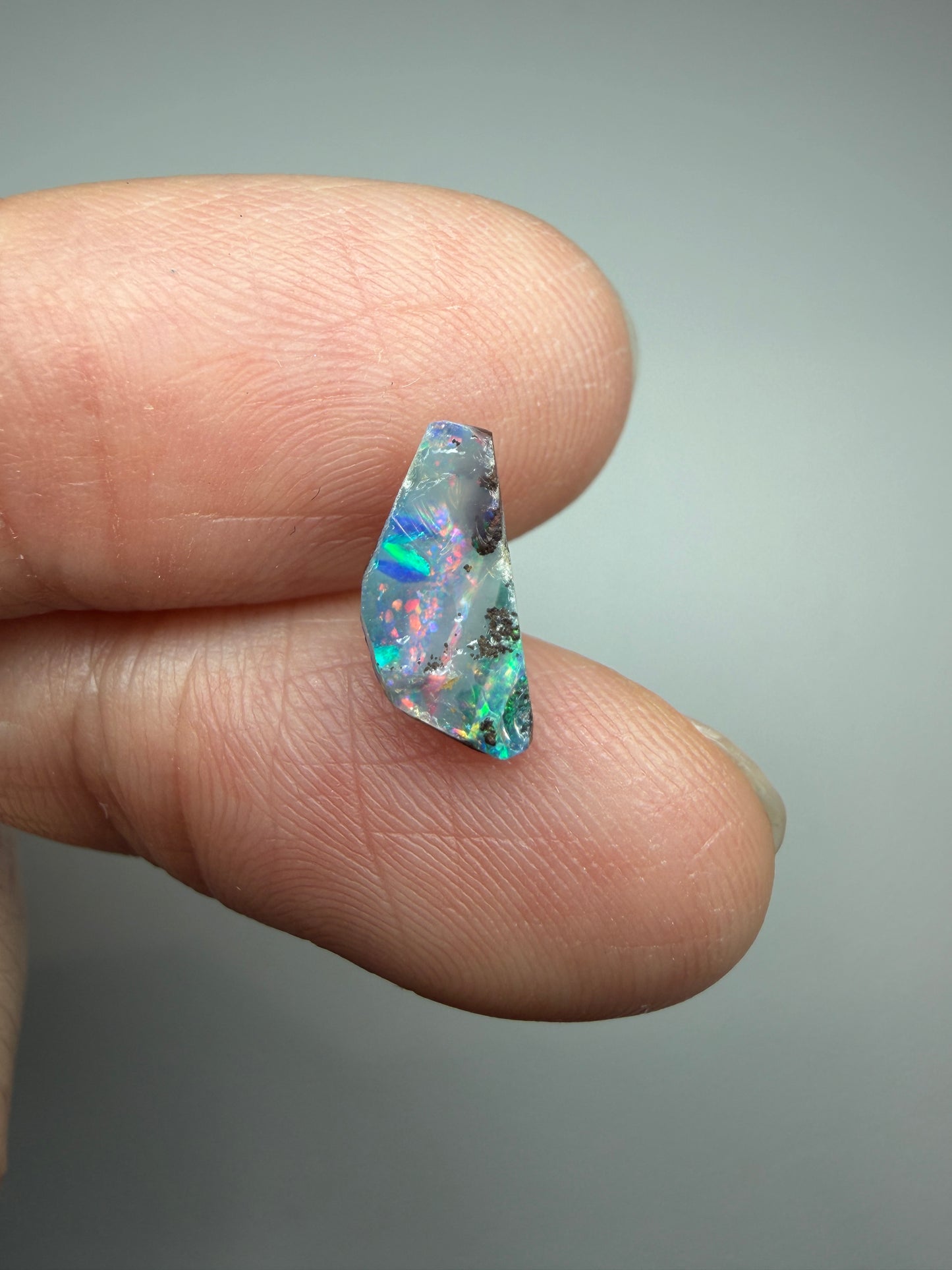 Boulder Opal Natural Single Split. 8.75 Carats