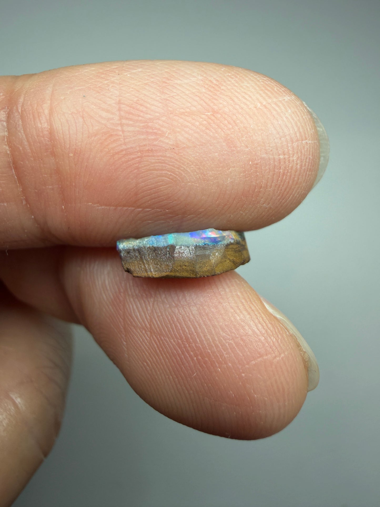 Boulder Opal Natural Single Split. 8.75 Carats