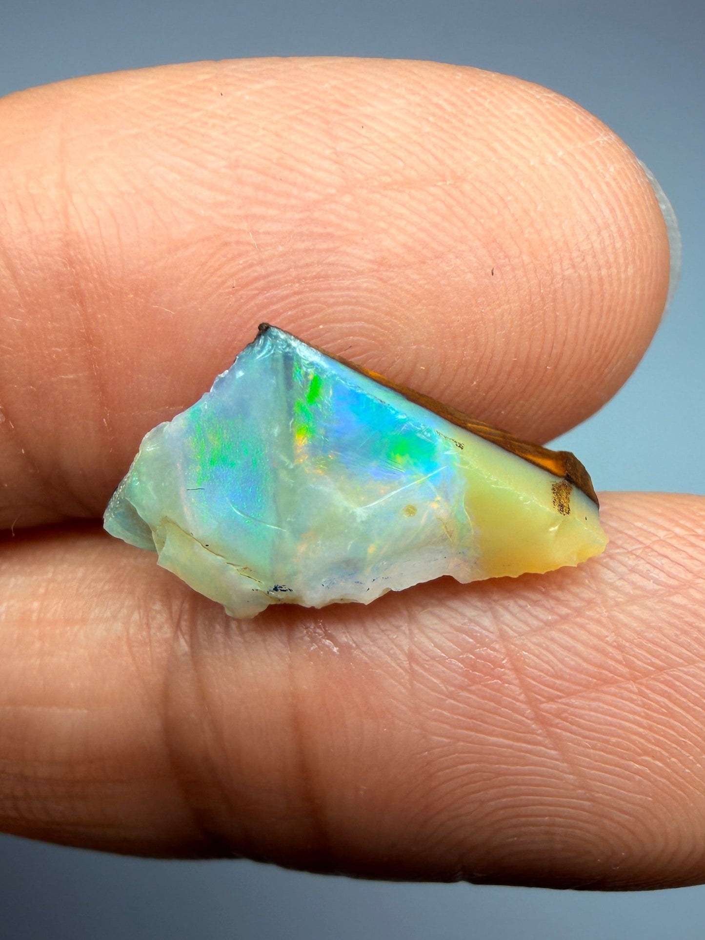Boulder Opal Natural Single Split. 2.60 Carats