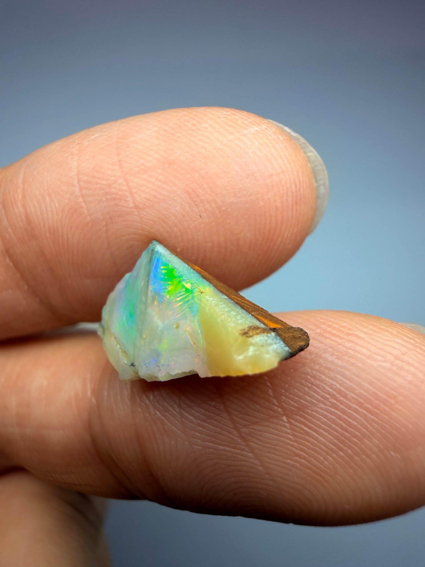 Boulder Opal Natural Single Split. 2.60 Carats