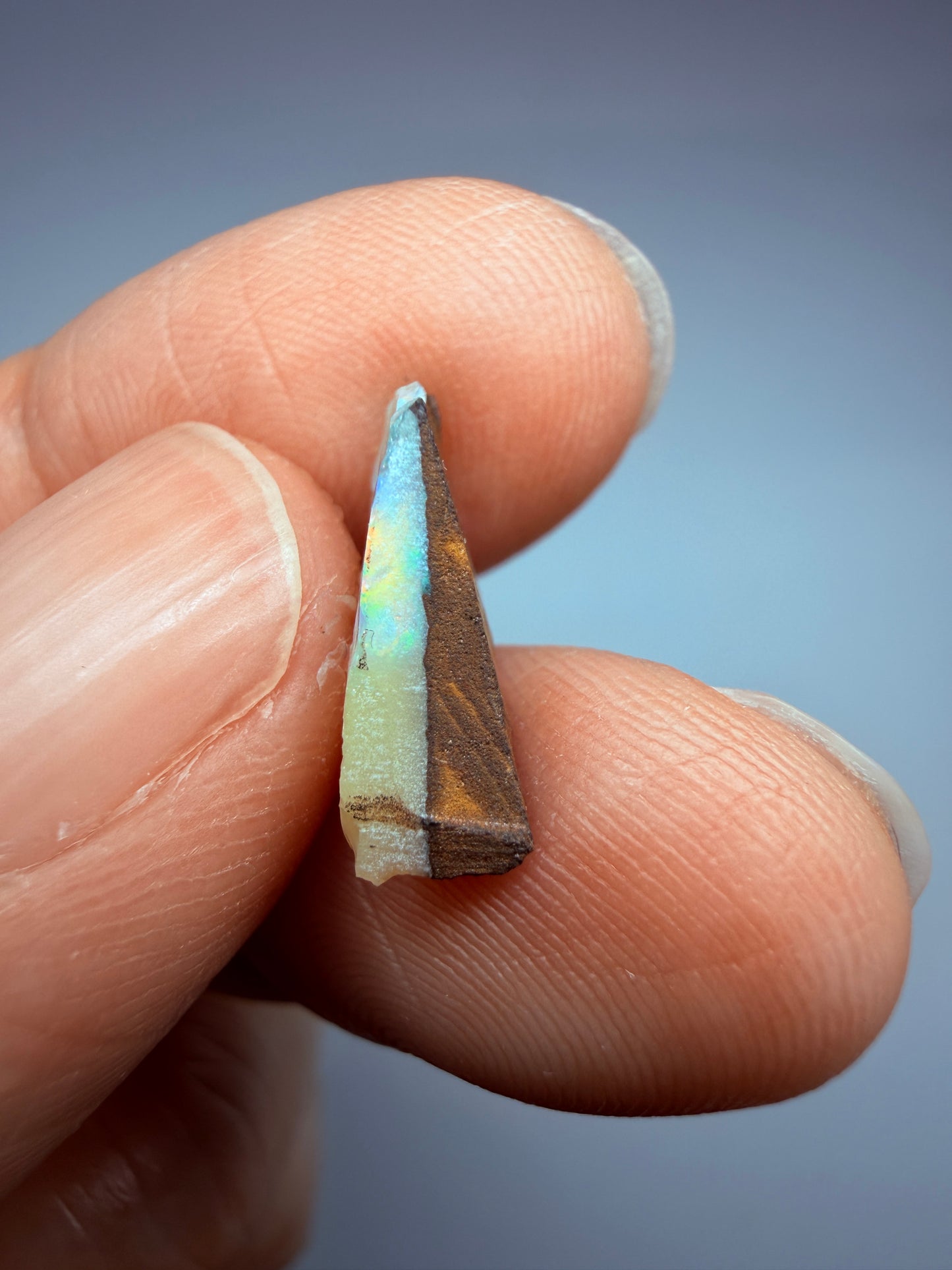 Boulder Opal Natural Single Split. 2.60 Carats