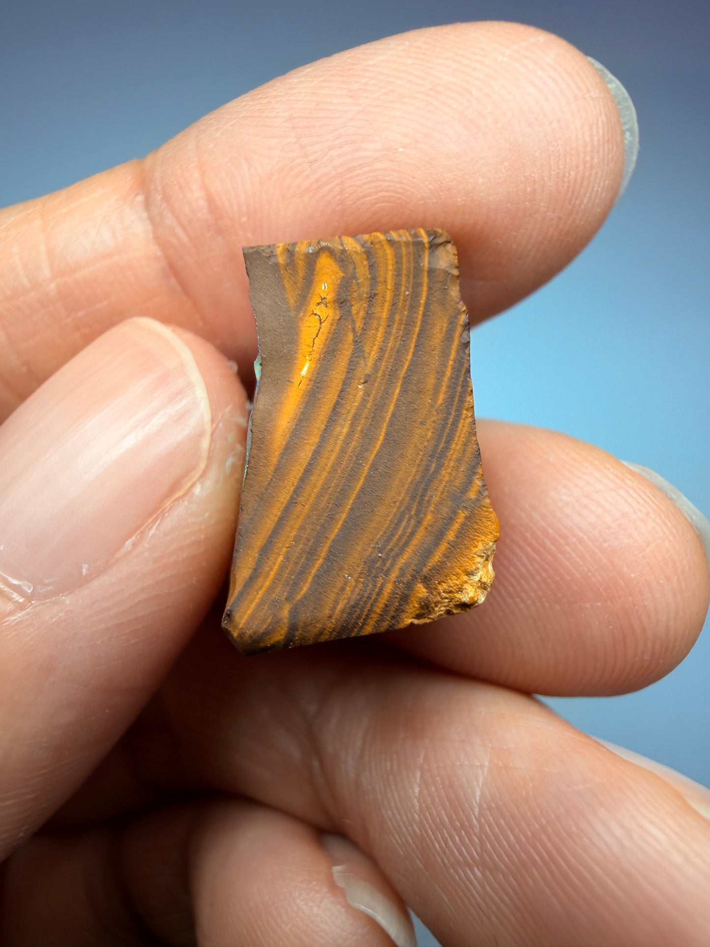 Boulder Opal Natural Single Split. 20.60 Carats