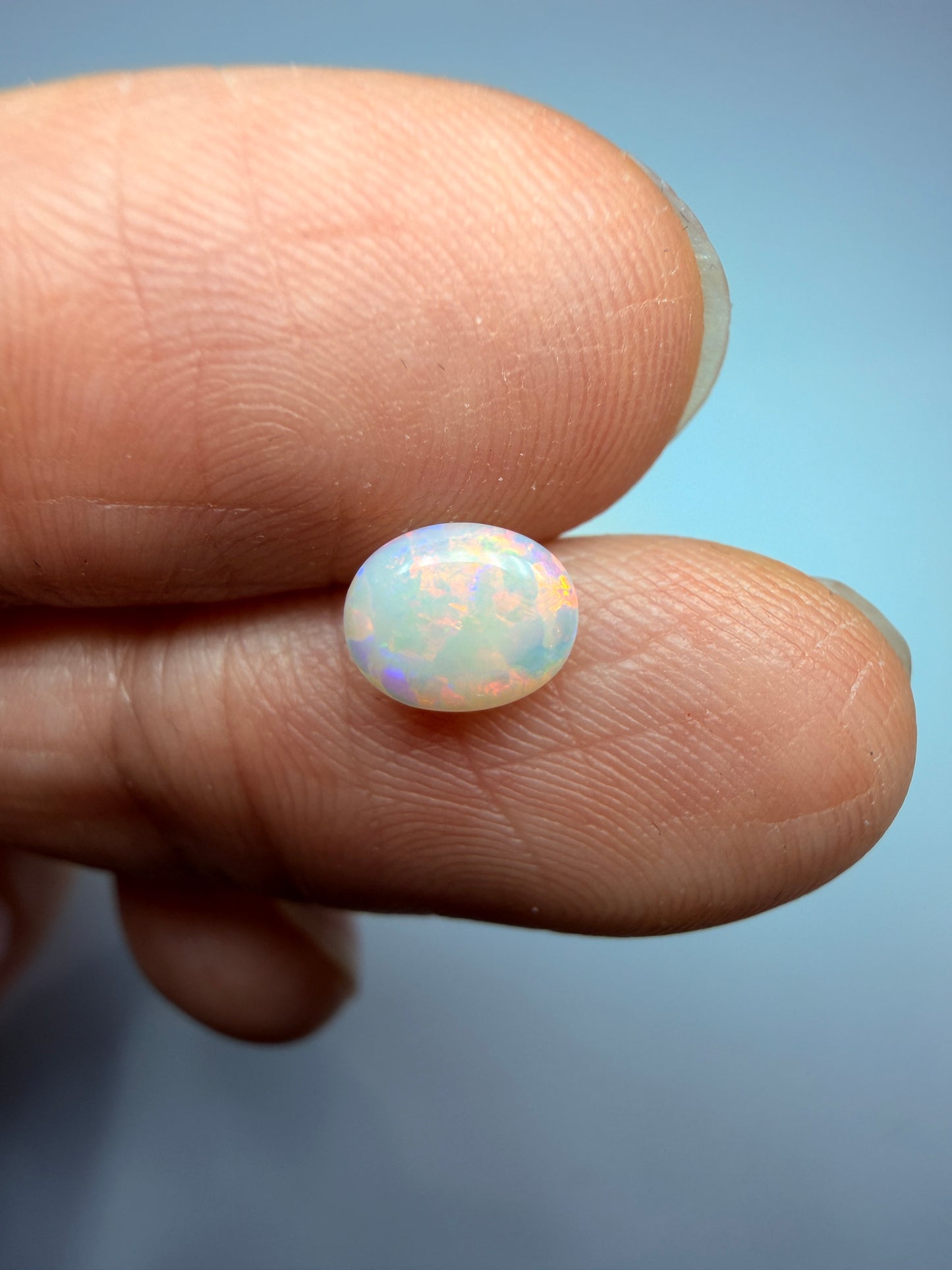 Pastel Petite. Lightning Ridge Solid Opal. 0.48 Ct