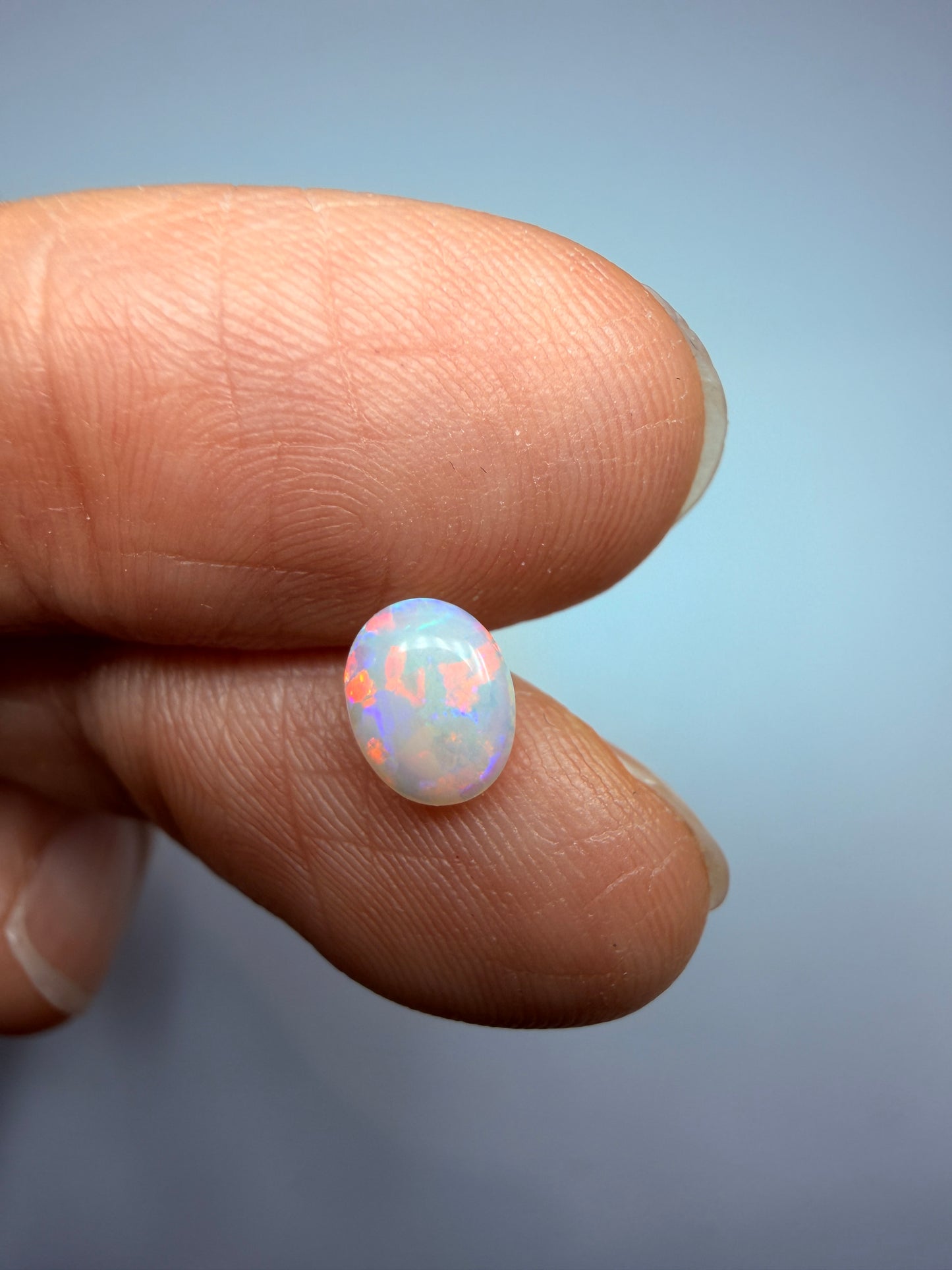 Pastel Petite. Lightning Ridge Solid Opal. 0.48 Ct