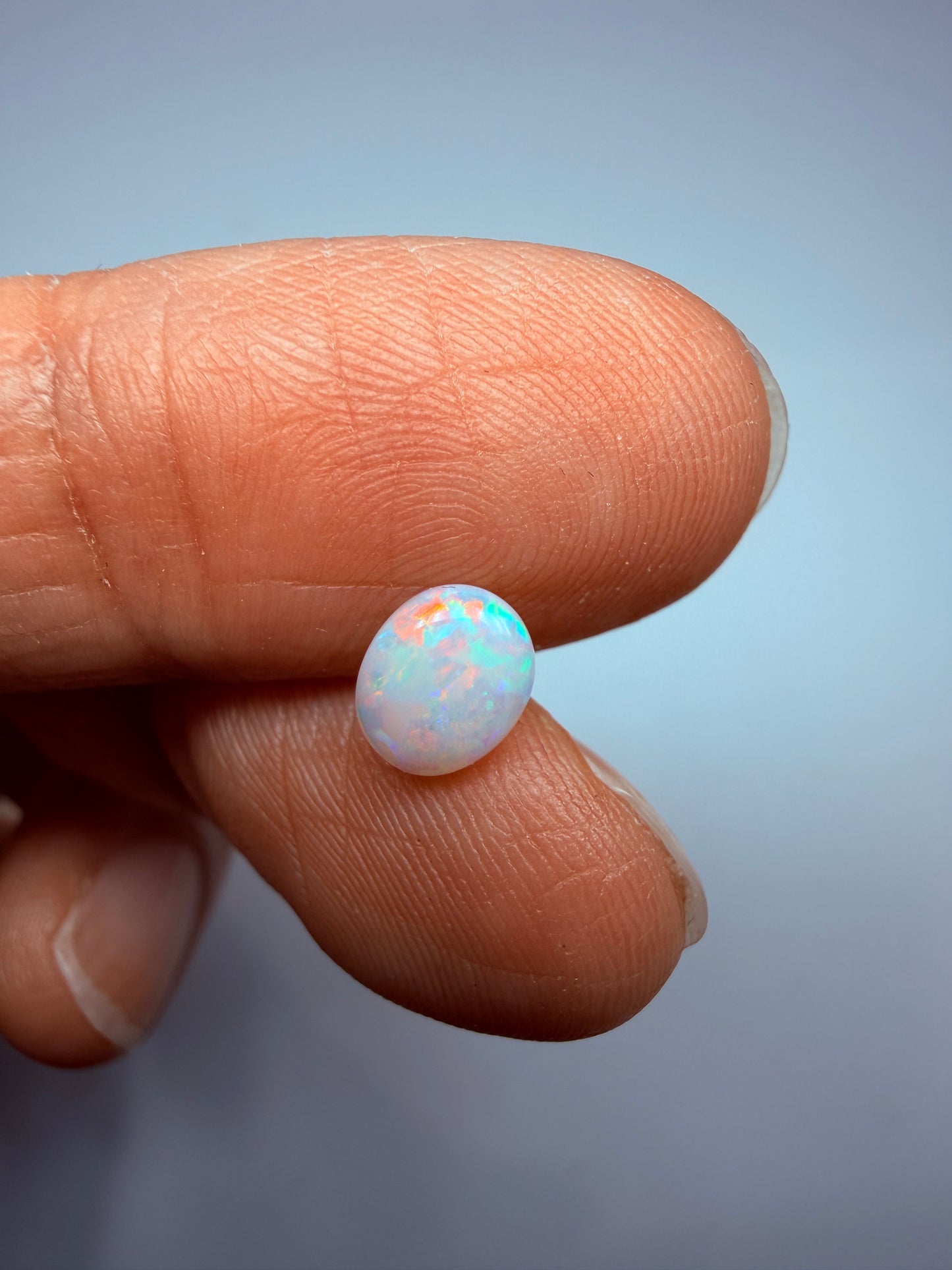 Pastel Petite. Lightning Ridge Solid Opal. 0.48 Ct