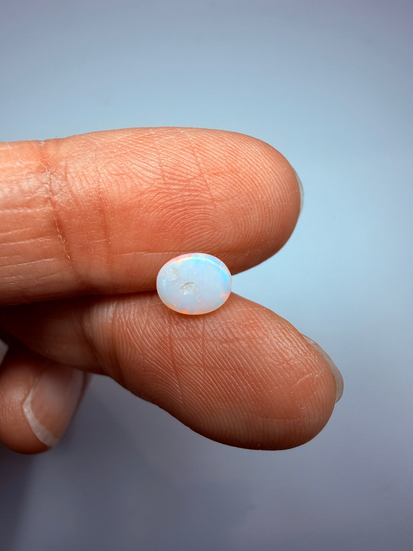 Pastel Petite. Lightning Ridge Solid Opal. 0.48 Ct