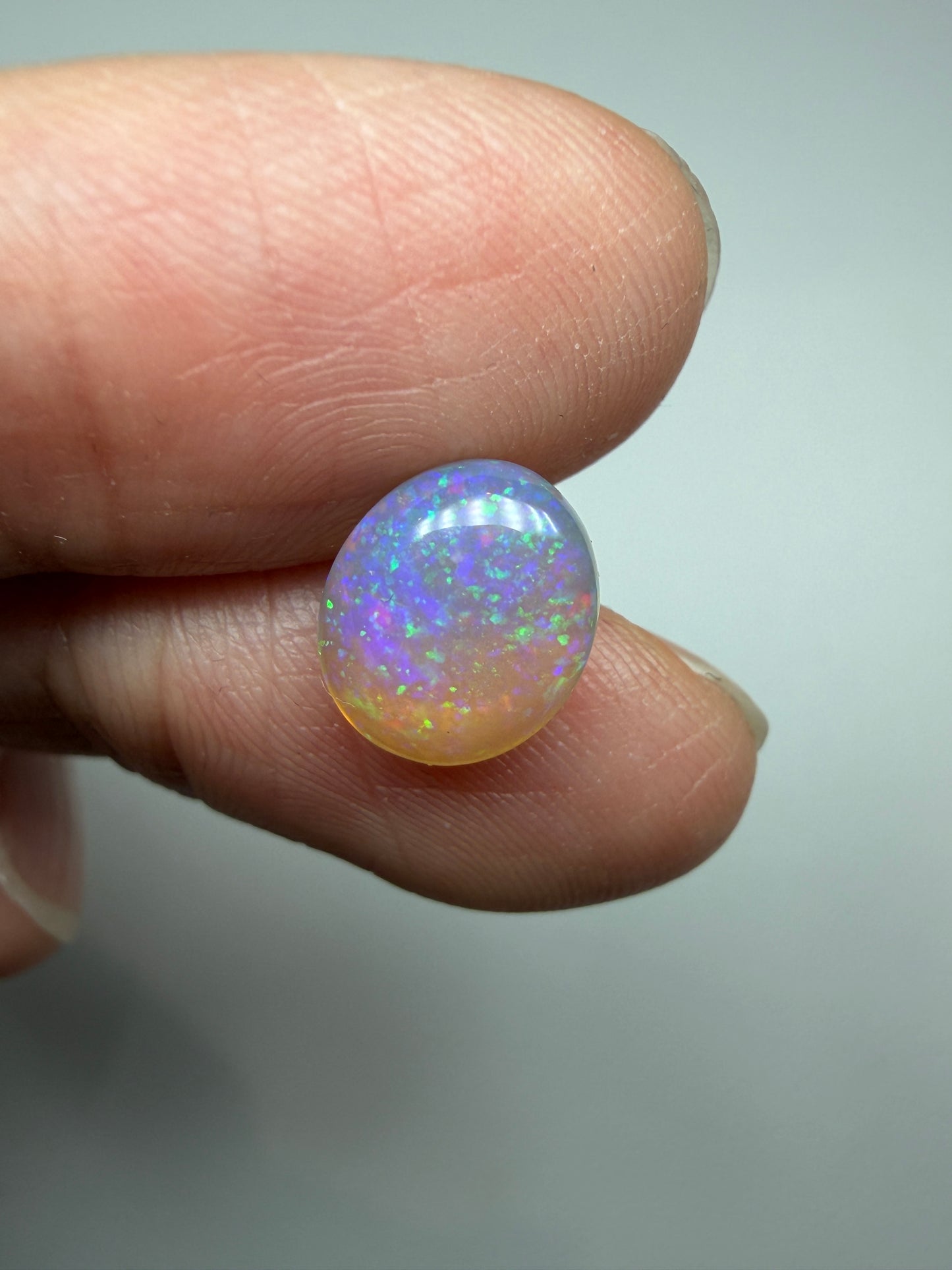 Crystal Stars. Lightning Ridge Solid Opal. 2.30 Ct