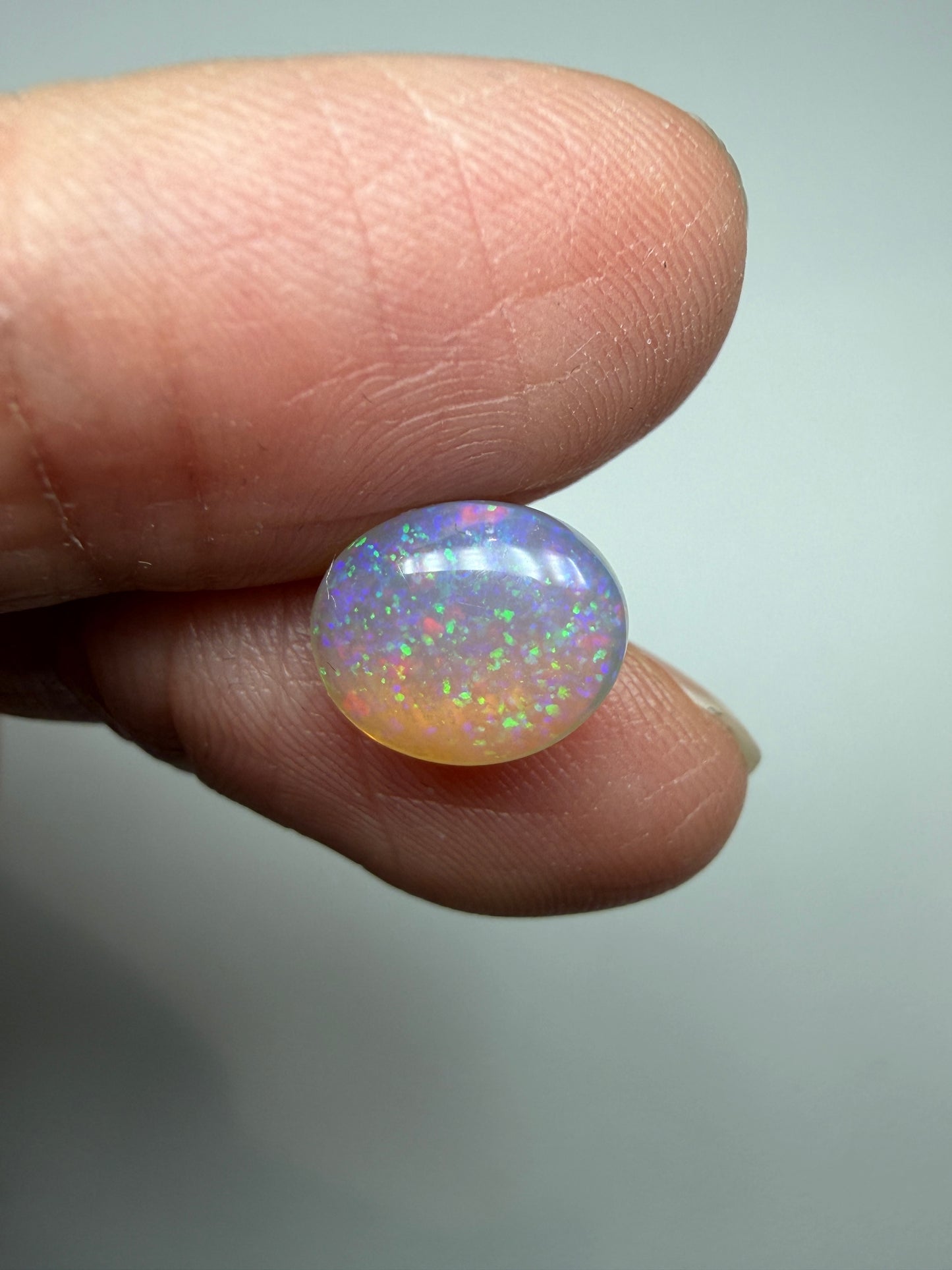 Crystal Stars. Lightning Ridge Solid Opal. 2.30 Ct