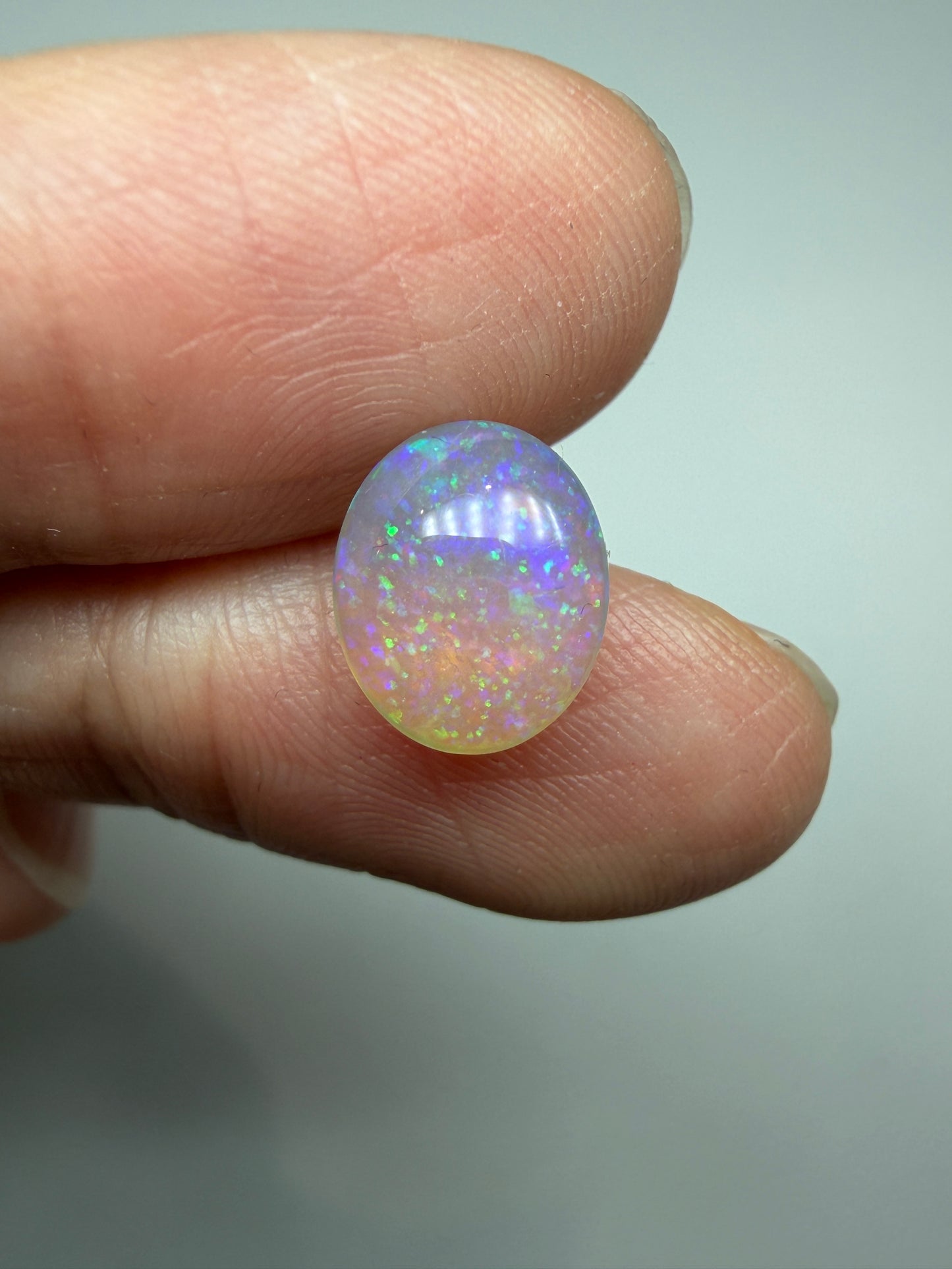 Crystal Stars. Lightning Ridge Solid Opal. 2.30 Ct