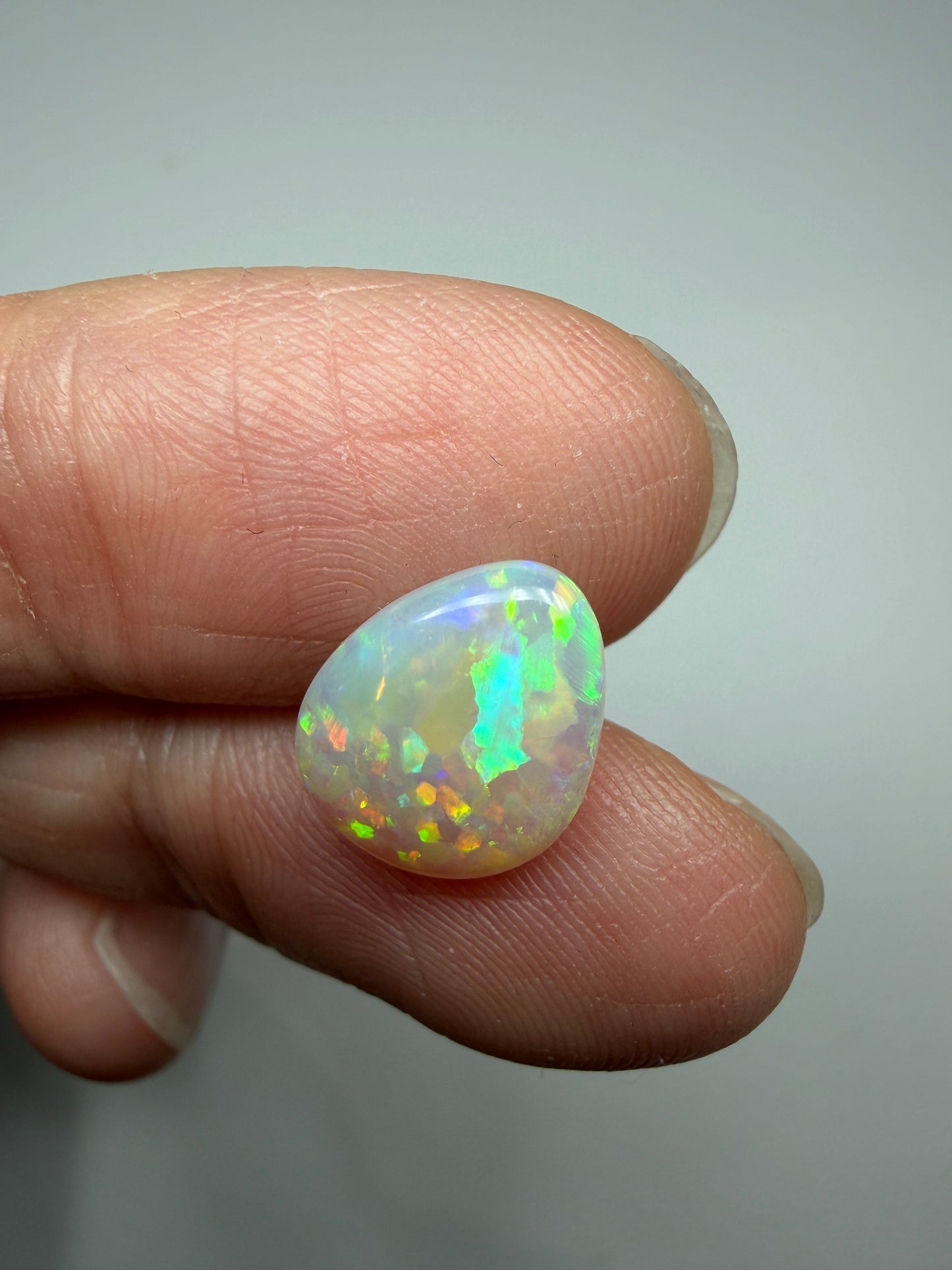 Citrus Leaves. Lightning Ridge Solid Opal. 1.94 Ct