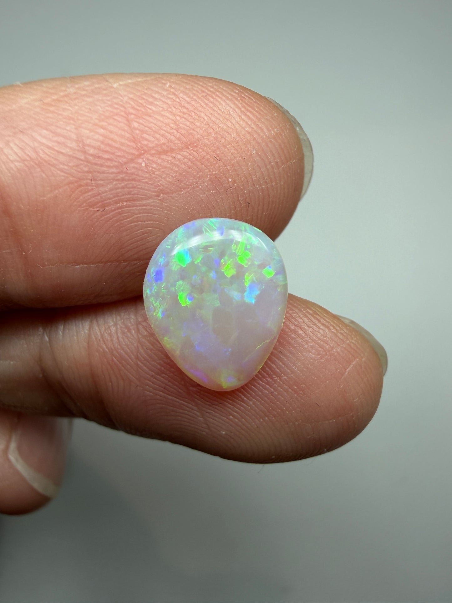 Citrus Leaves. Lightning Ridge Solid Opal. 1.94 Ct