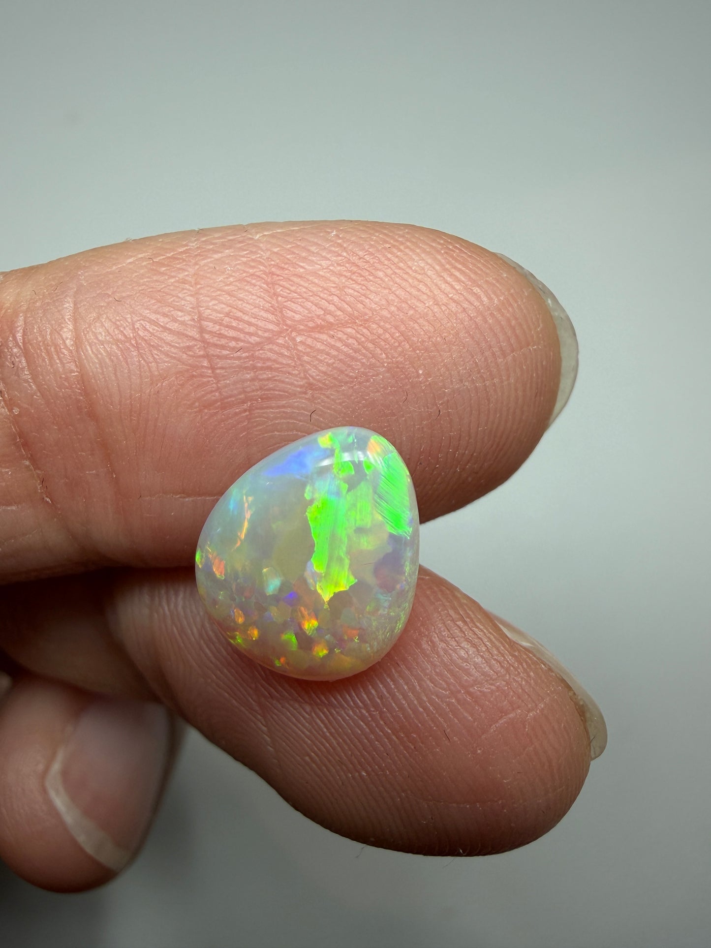 Citrus Leaves. Lightning Ridge Solid Opal. 1.94 Ct