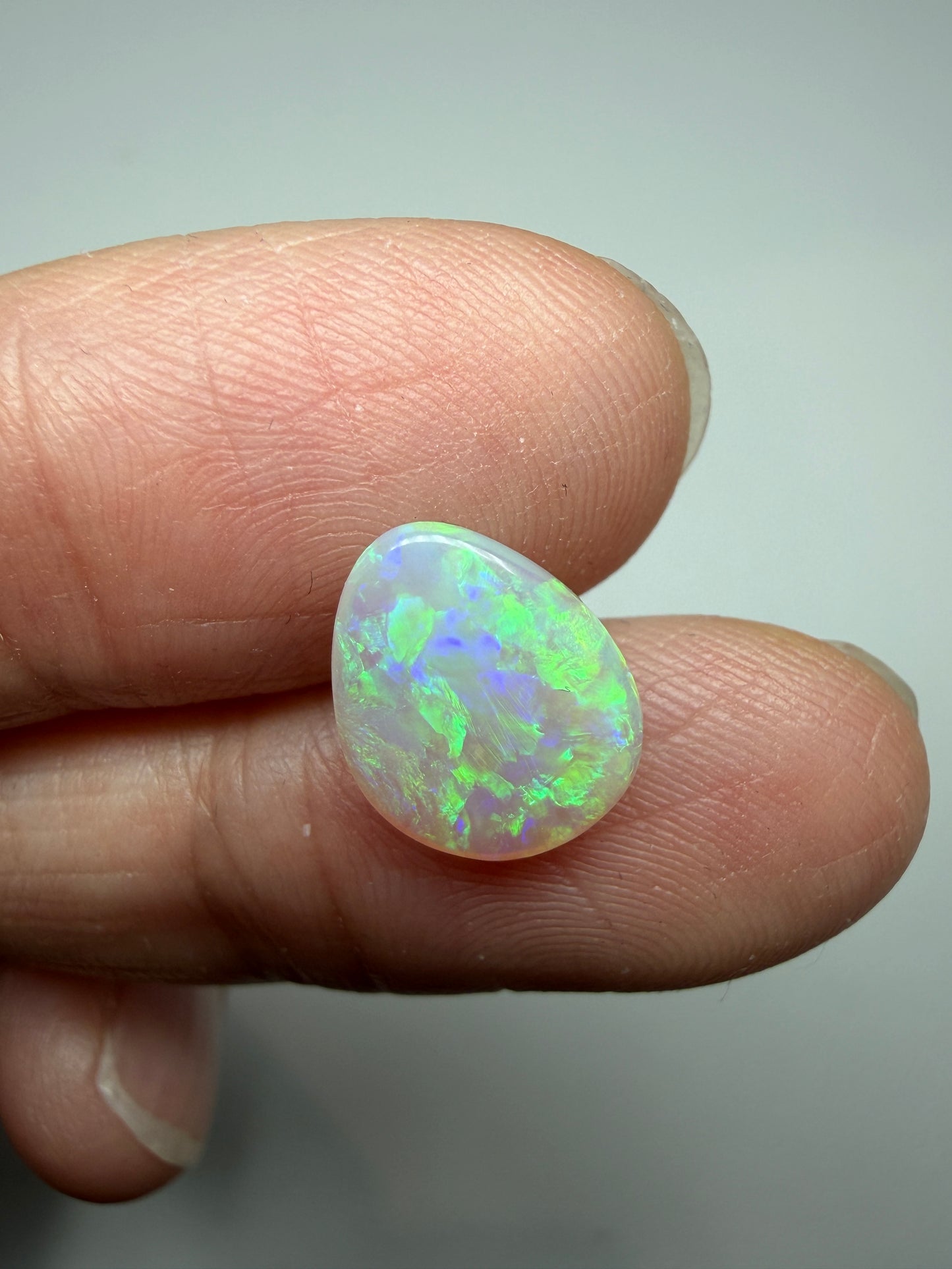 Citrus Leaves. Lightning Ridge Solid Opal. 1.94 Ct