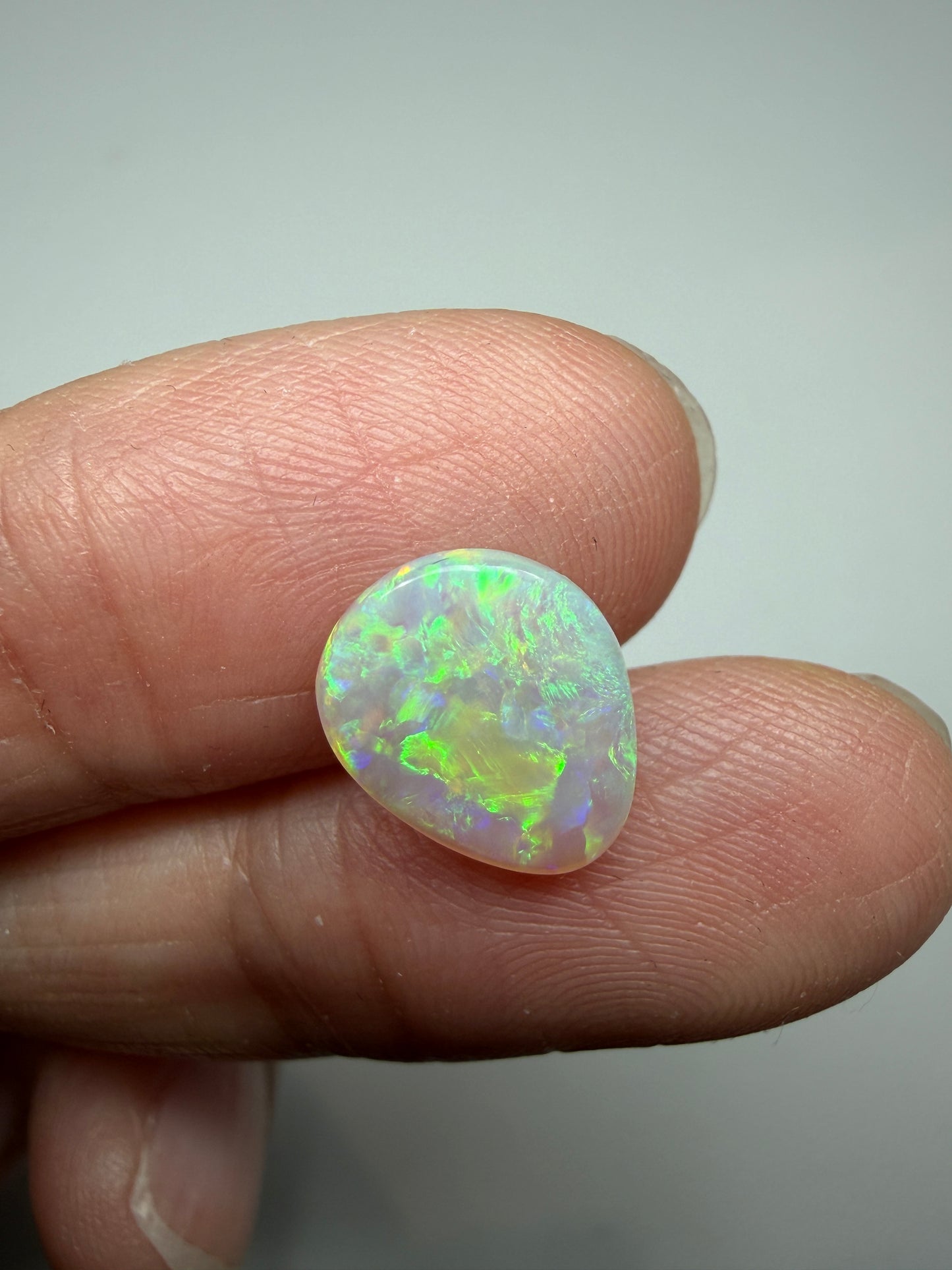 Citrus Leaves. Lightning Ridge Solid Opal. 1.94 Ct