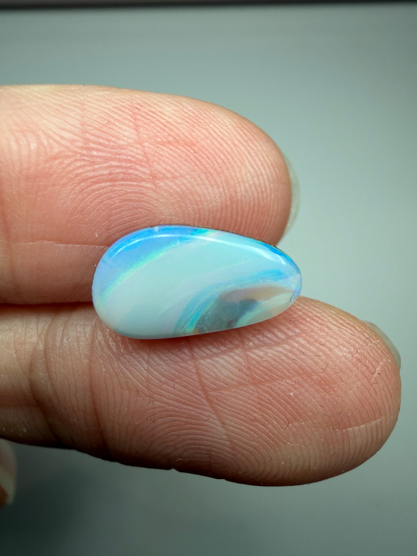 Ocean Spray. Solid Boulder Opal. 2.06 Ct