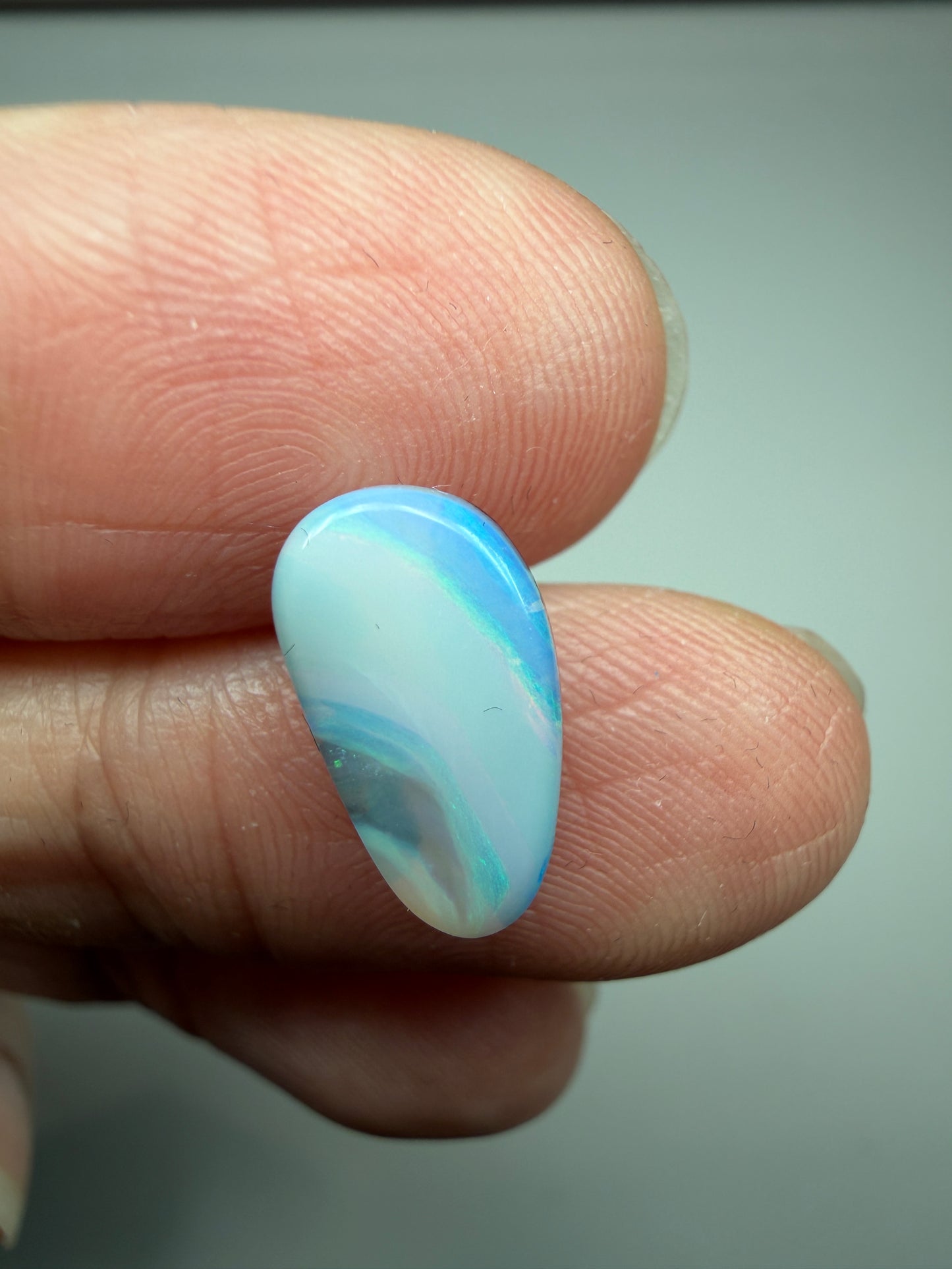 Ocean Spray. Solid Boulder Opal. 2.06 Ct